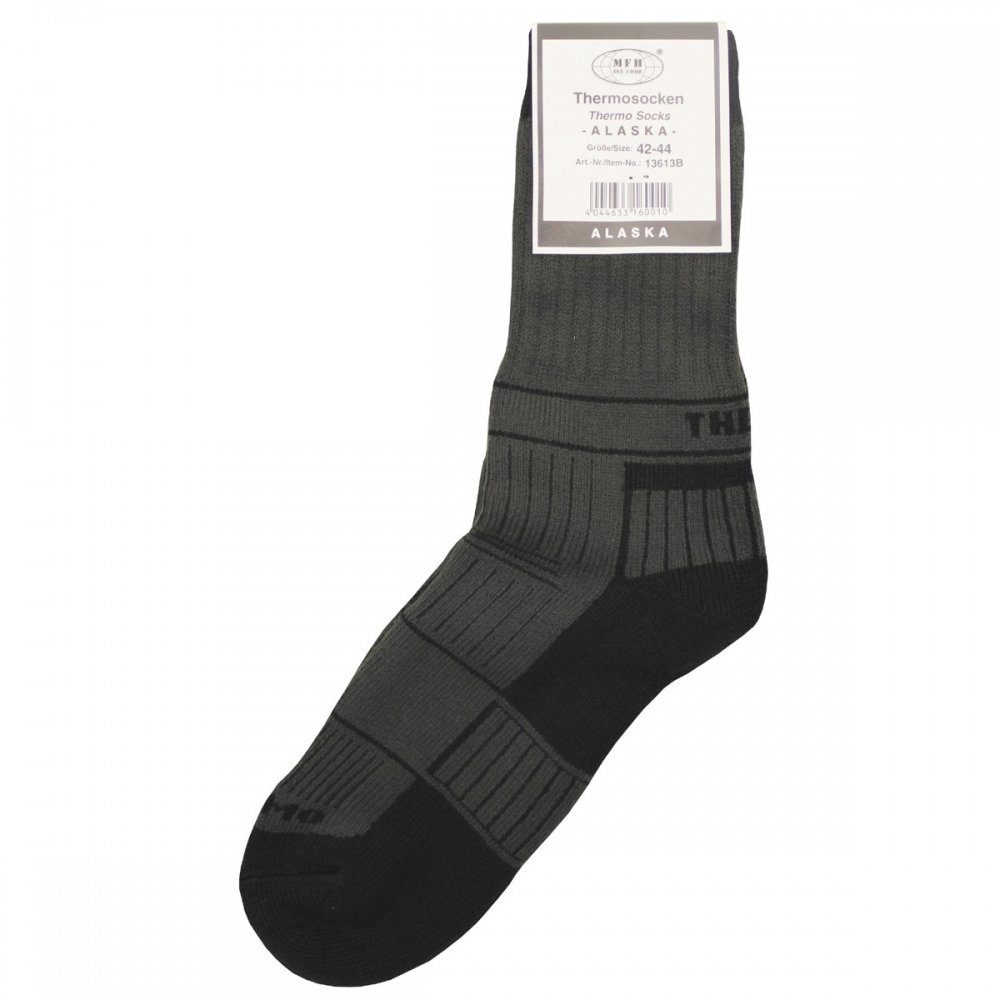 MFH Funktionssocken Thermosocken, Alaska, oliv - 39-41 (Packung, 1 Paar) ei günstig online kaufen