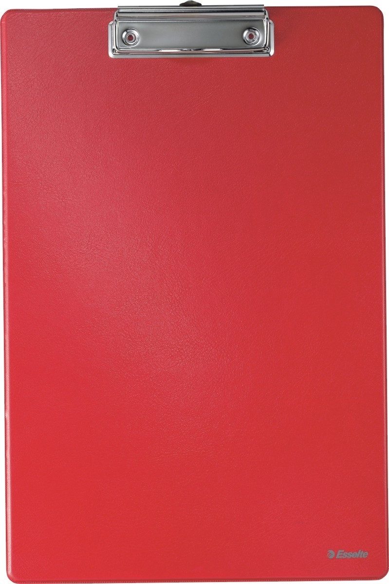 Schreibmappe Klemmbrett A4 PP-Folie rot.