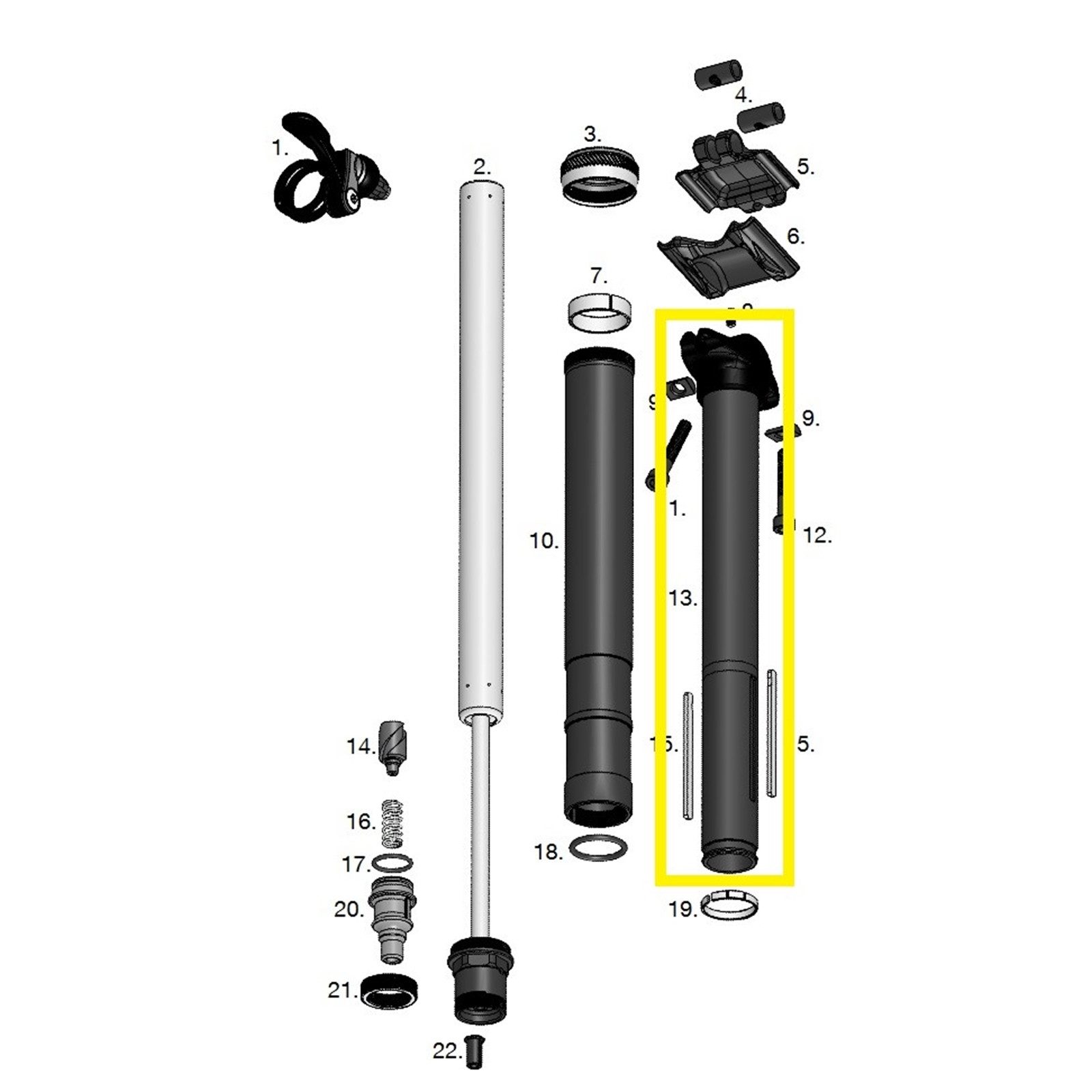 tune sattelsttze Tune Sattelsttze Starkes Stck + Leichtes Stck | 27,2 x 420 mm