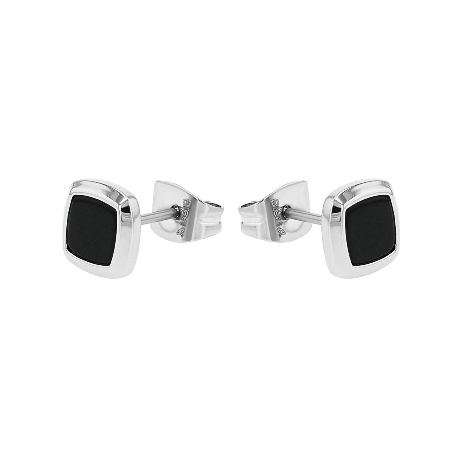 Amor Paar Ohrstecker Quadrat, mit Achat