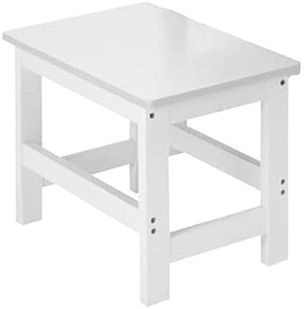 + Kinderpult 57x55x45cm, unter Hocker Schreibtisch Hocker habeig der Weiss Kinderschreibtisch Tischplatte Stauraum mit
