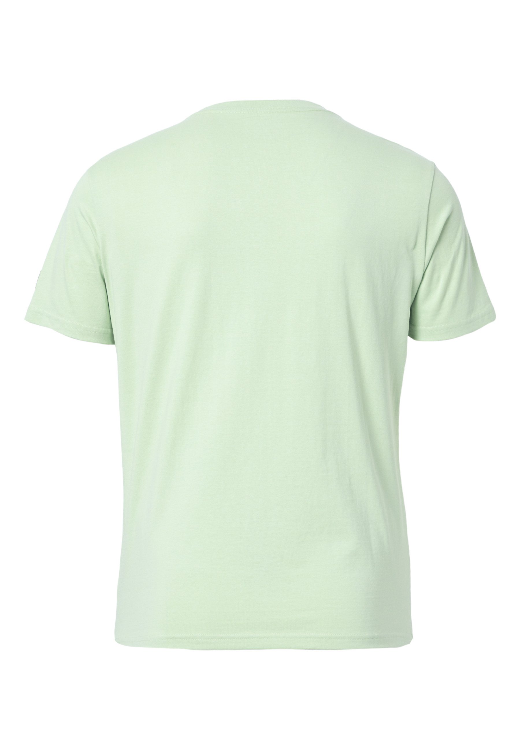 FORSBERG T-Shirt T-Shirt mit kleinem Gummi-Patch günstig online kaufen