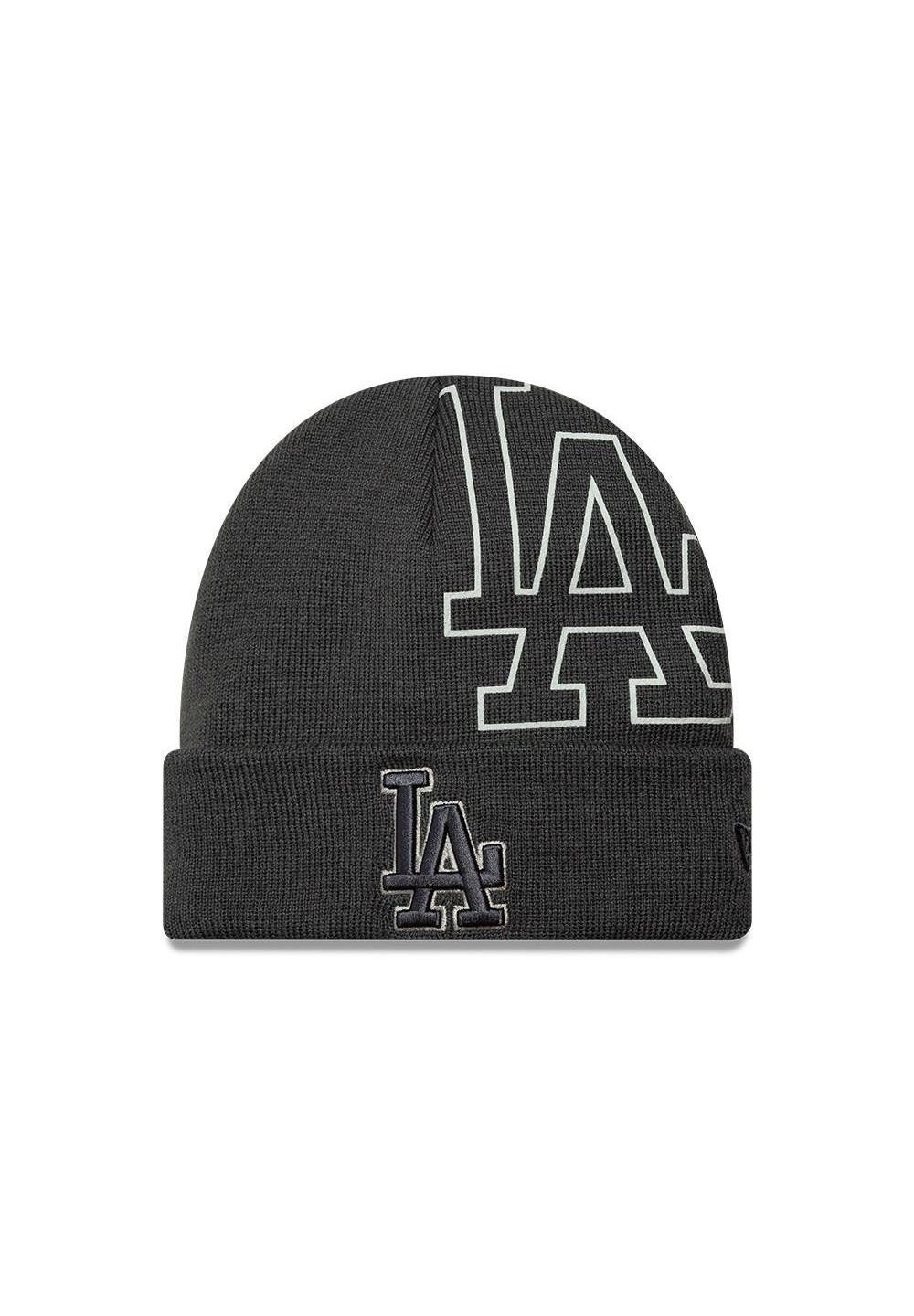 New Era Beanie Los Angeles Dodgers MLB Wordmark Beanie New Era Cap Dunkelgrau (1-St)