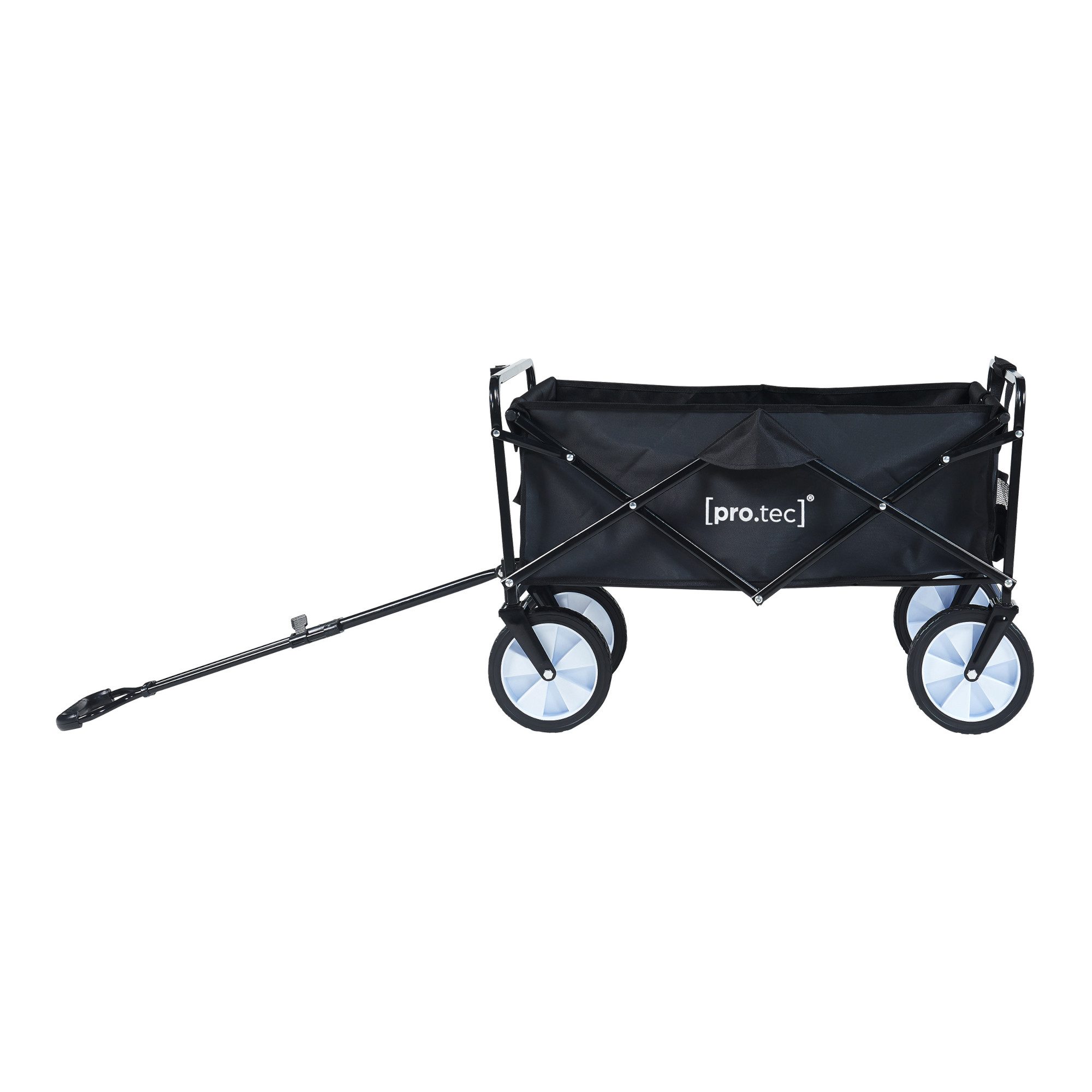 pro.tec Bollerwagen, »Stenlille« 84 x 55 cm max. 80 kg Schwarz