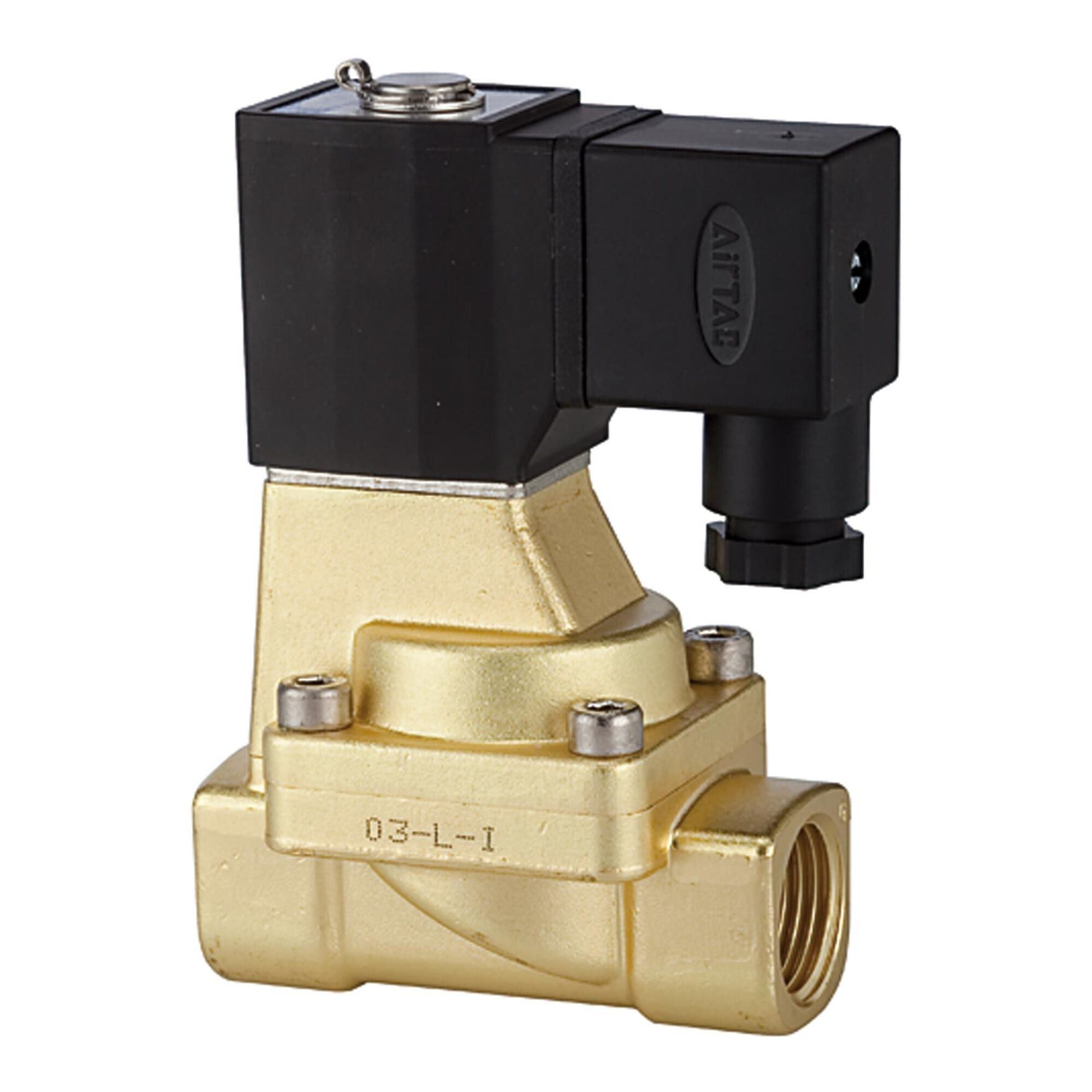 RIEGLER Geräteventil Riegler 2/2-Wege-MV., MS, NC, vorg., 24 V DC, G 1, PN 0,5-10 bar