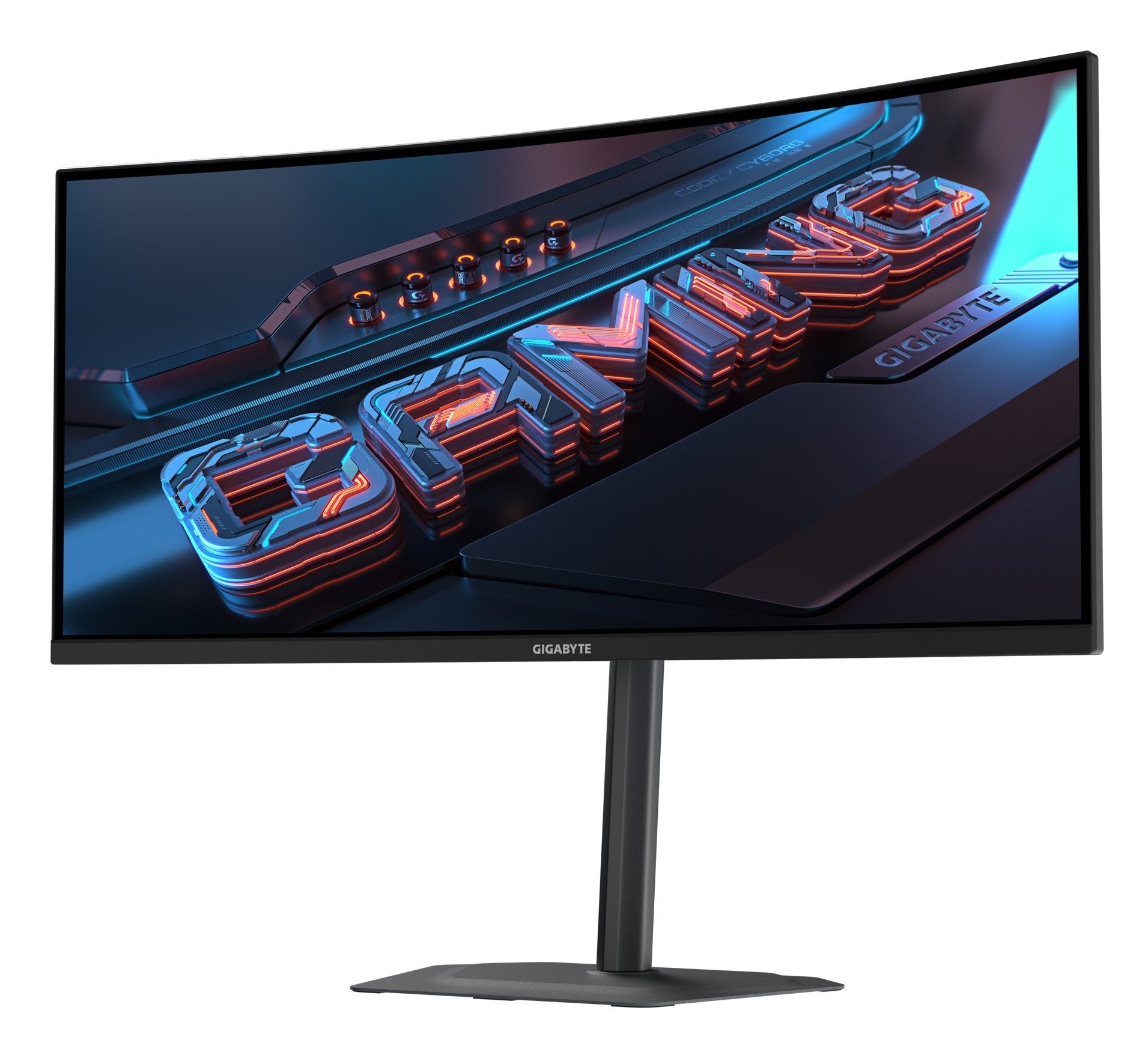 Gigabyte G34WQC2 Curved-Gaming-Monitor (86,4 cm/34 ", 3440 x 1440 px, WQHD, 1 ms Reaktionszeit, 200 Hz, VA LED, neig-,schwenk-, höhenverstellbar)