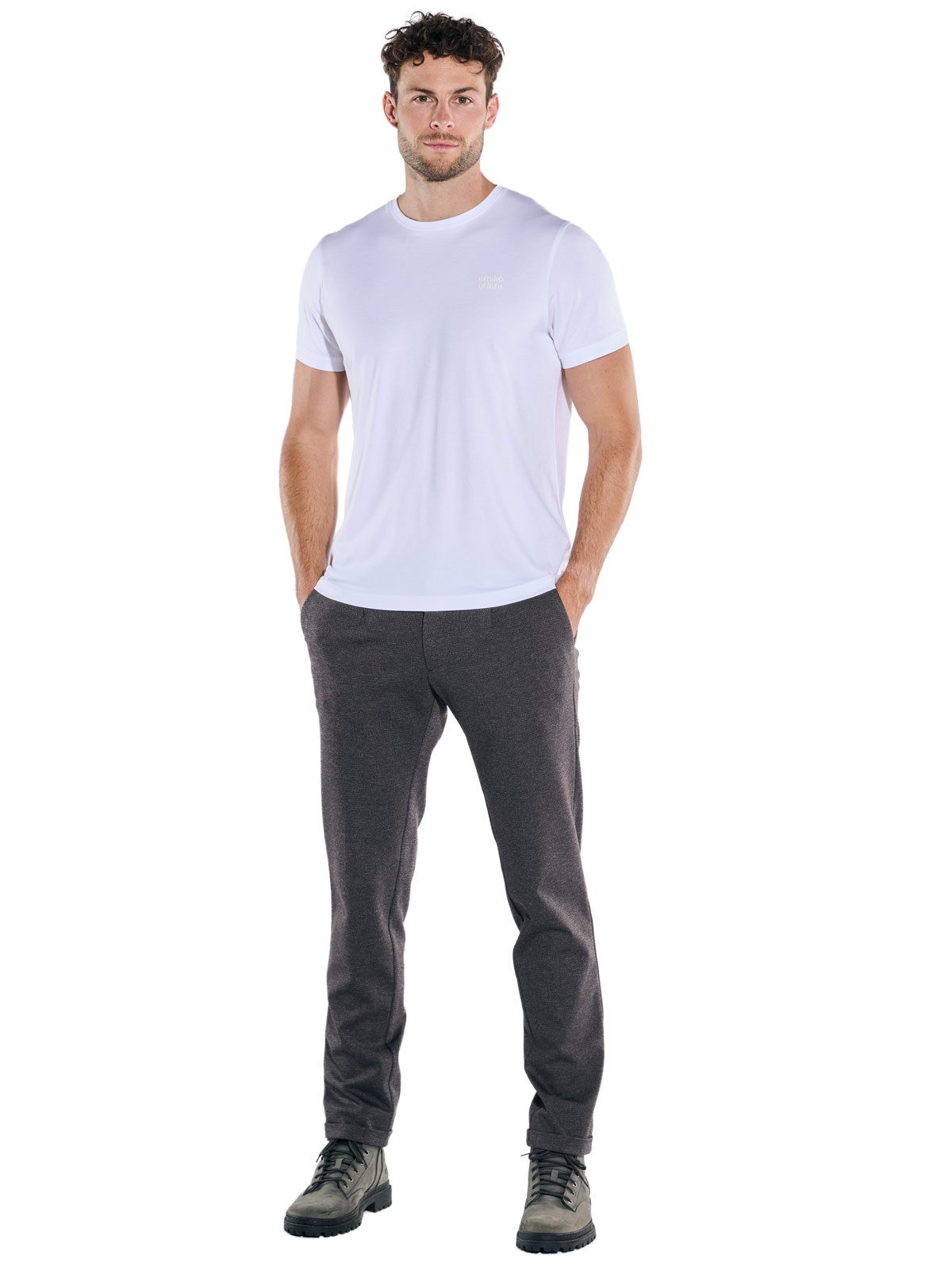 emilio adani Stoffhose Herren Hose, Anthrazit