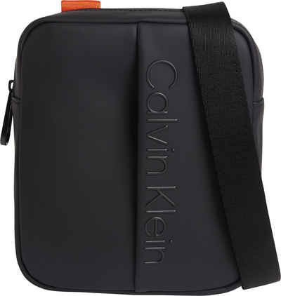 Calvin Klein Mini Bag »RUBBERIZED CONV REPORTER S«, kleine Umhängetasche