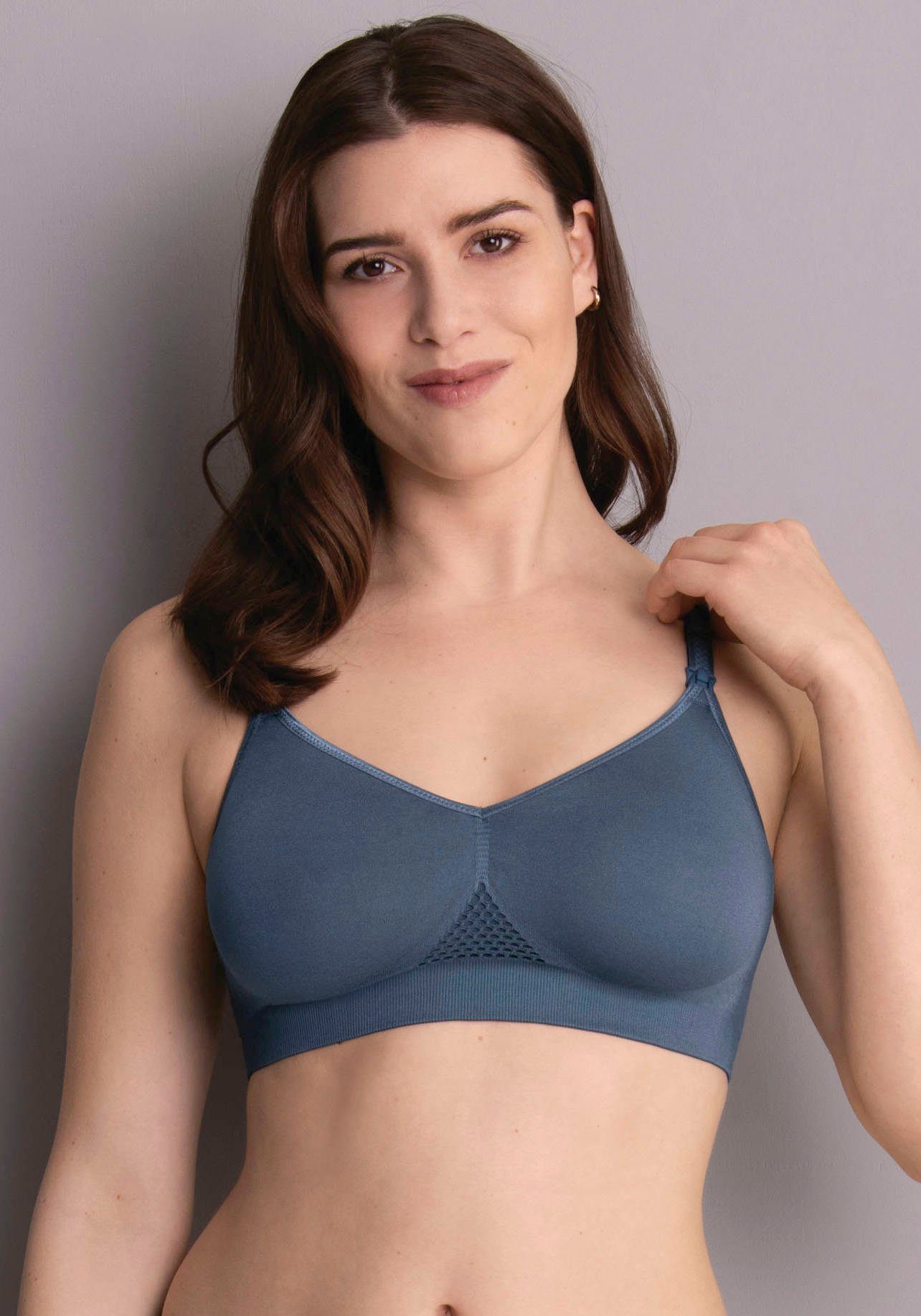 doppellagig herausnehmbare Microfaser grey Still-BH aus Seamless sky Anita Cups, Maternity