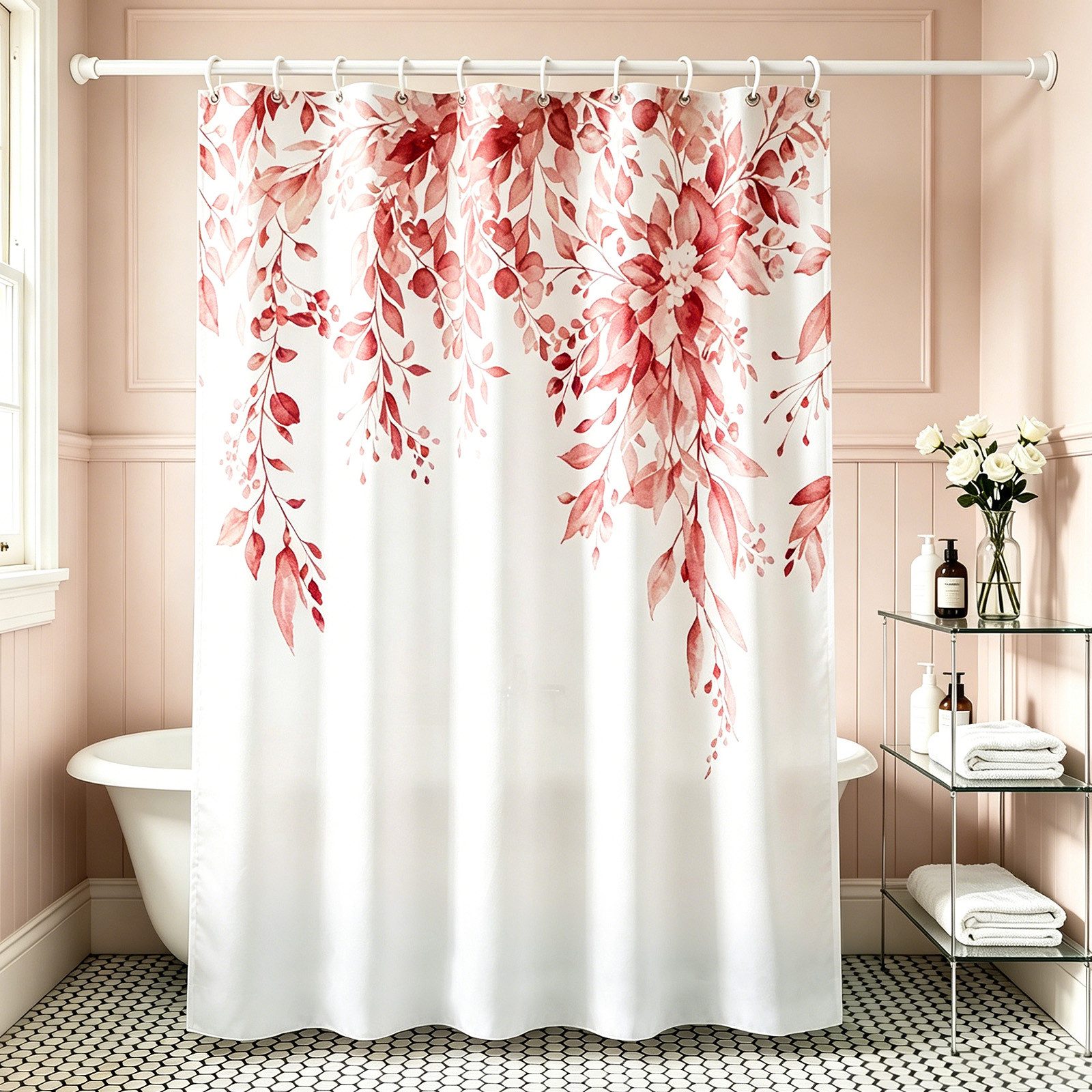 M&W DAS DESIGN Duschvorhang ​​180x200 Shower curtains Anti schimmel Duschvorhang waschbar