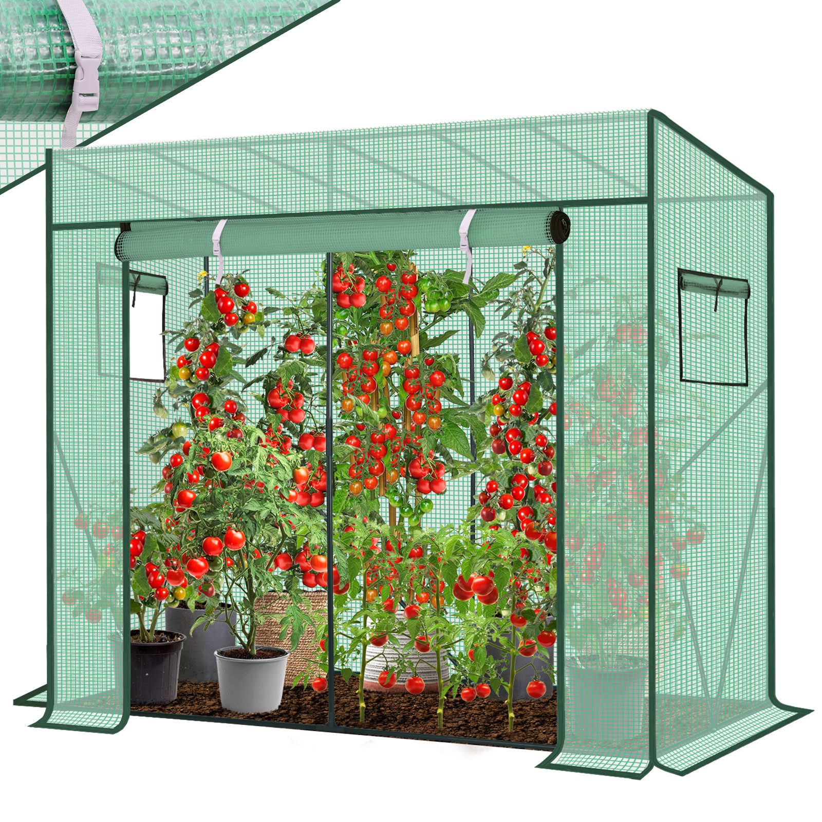 Sekey Tomatengewächshaus Gewächshaus Folie Treibhaus Foliengewächshaus für günstig online kaufen