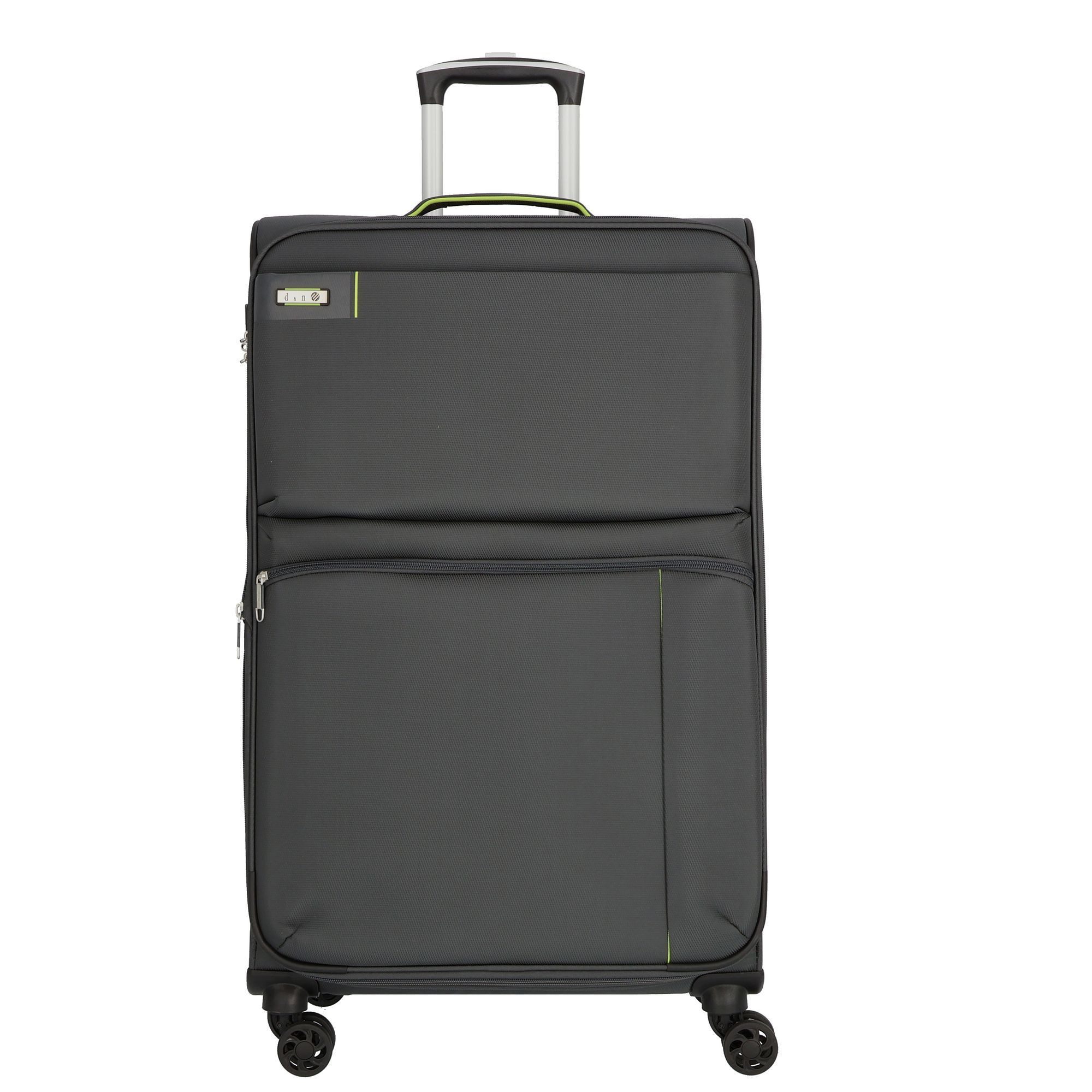 D&N Weichgepäck-Trolley Travel Line 6700, 4 Rollen, Polyester