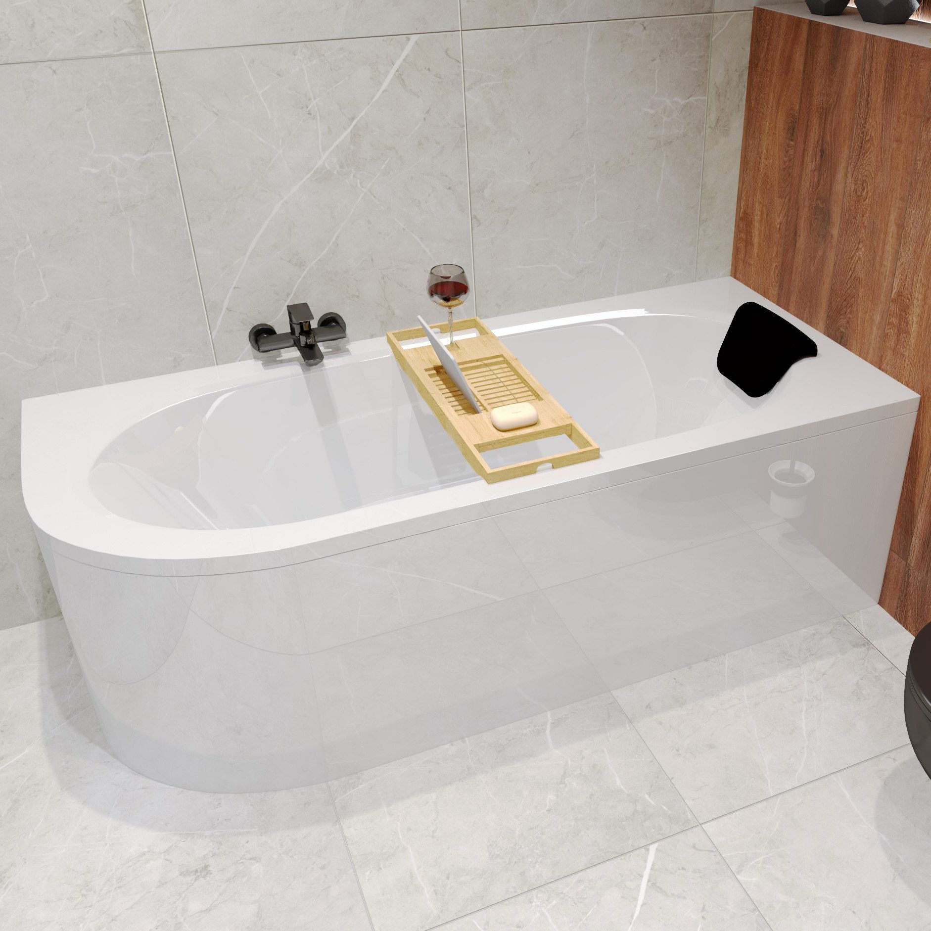 KOLMAN Badewanne Eckwanne AVITA 160x75 Rechts günstig online kaufen