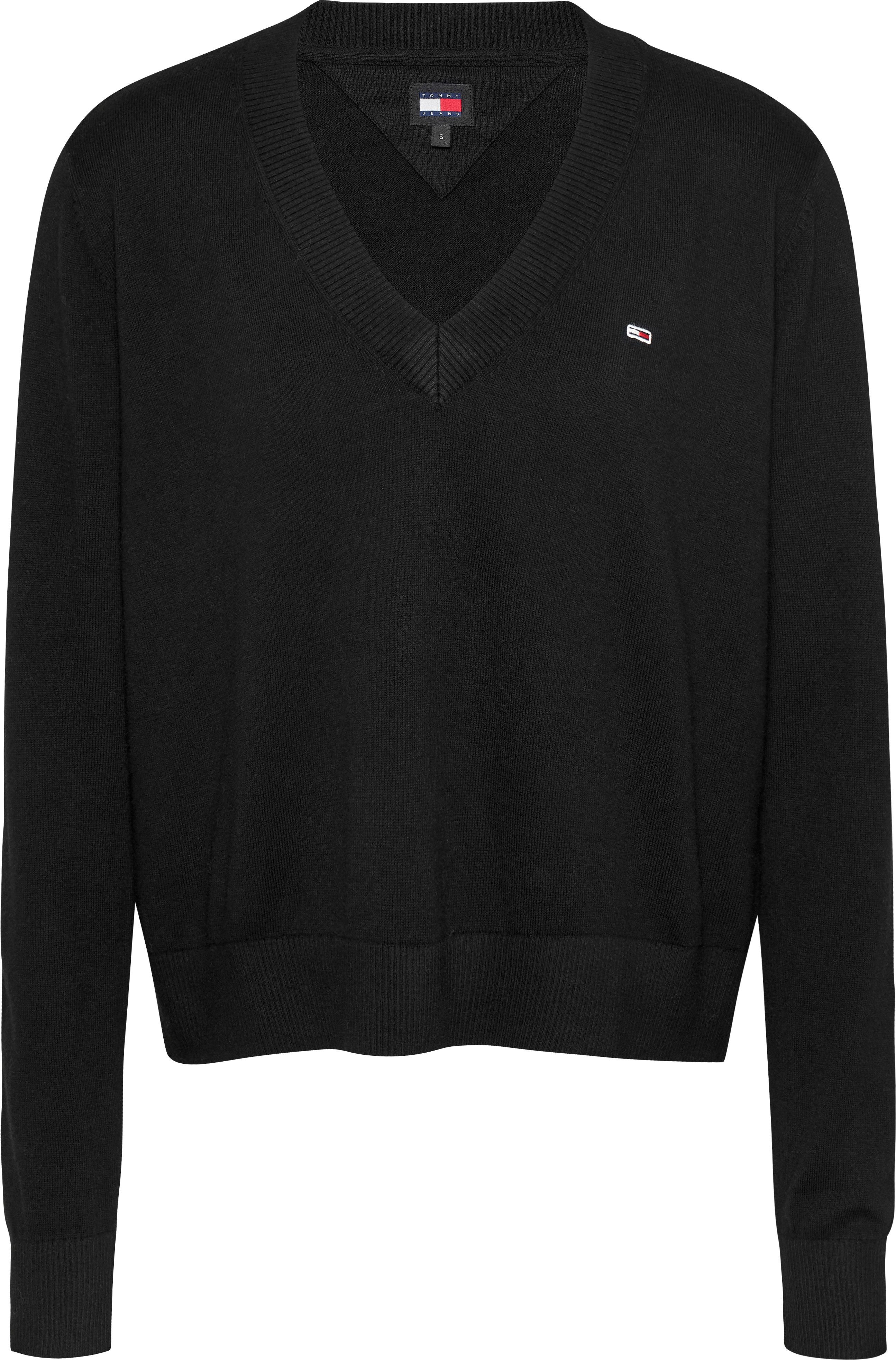 Tommy Jeans Strickpullover TJW ESSENTIAL VNECK günstig online kaufen