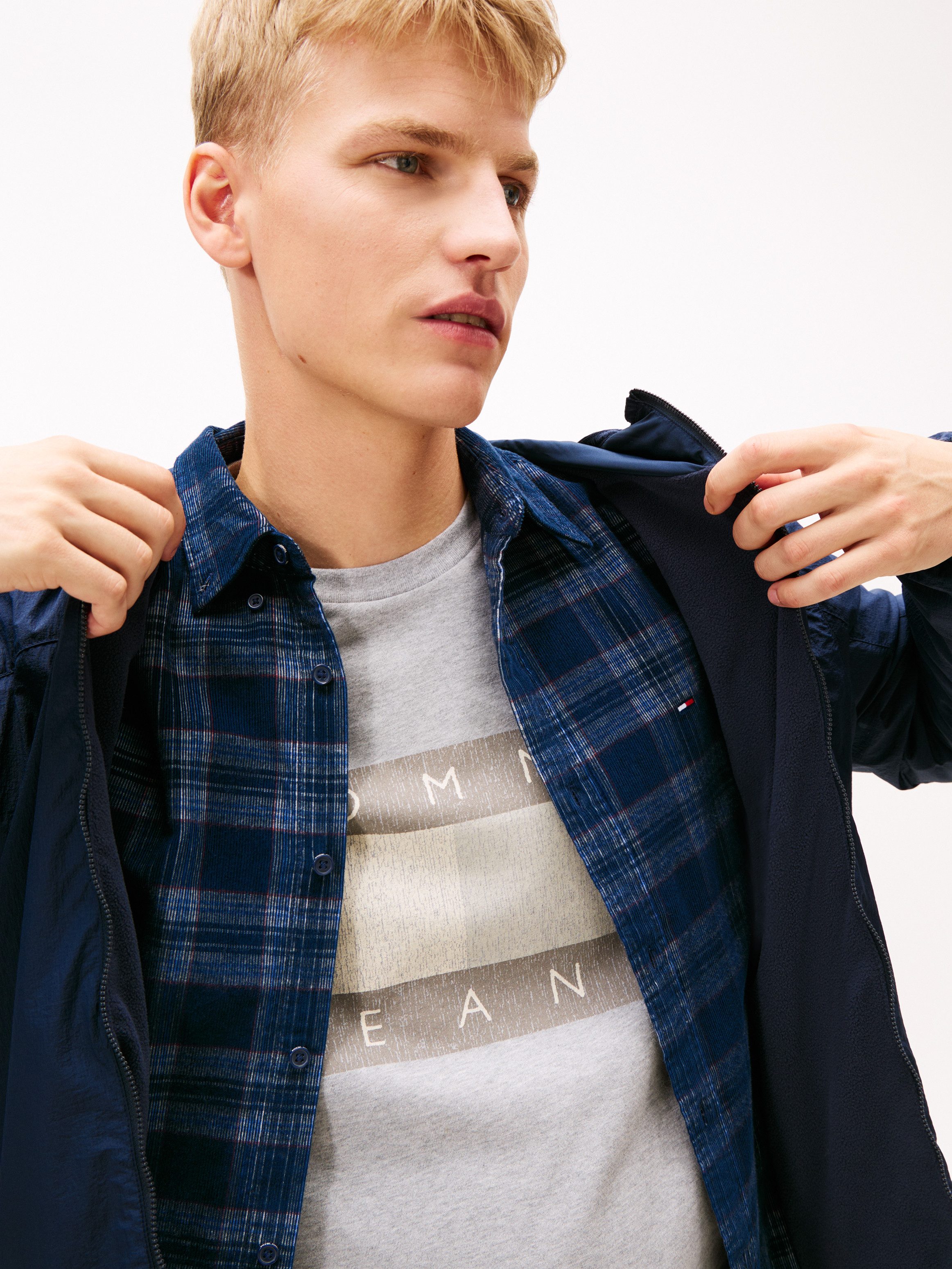 Tommy Jeans Collegejacke TJM FLEECE CHICAGO