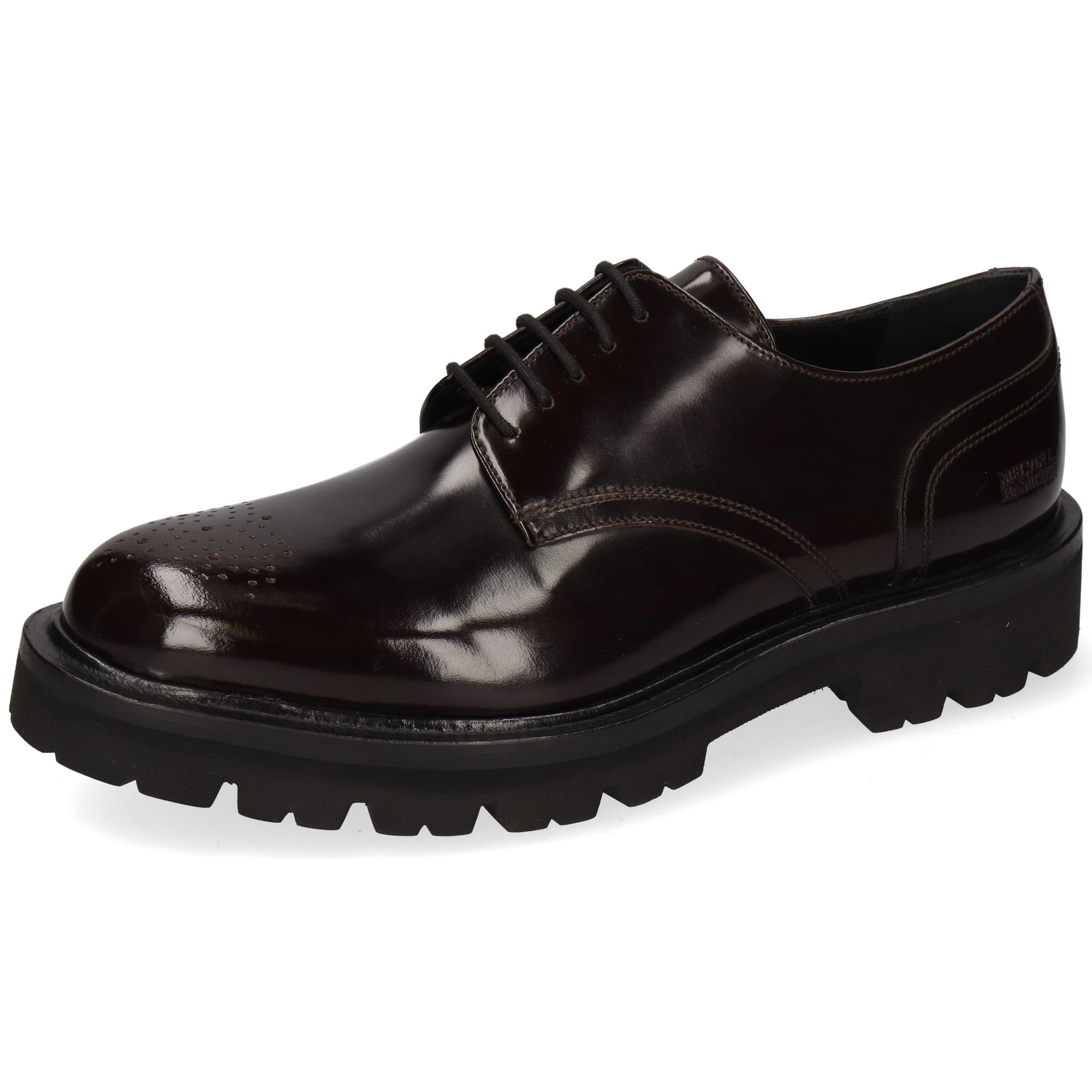 Melvin & Hamilton Cooper 1 Leder-Derby Schuhe für Herren Schnürschuh Plateausohlen, Echtes Leder