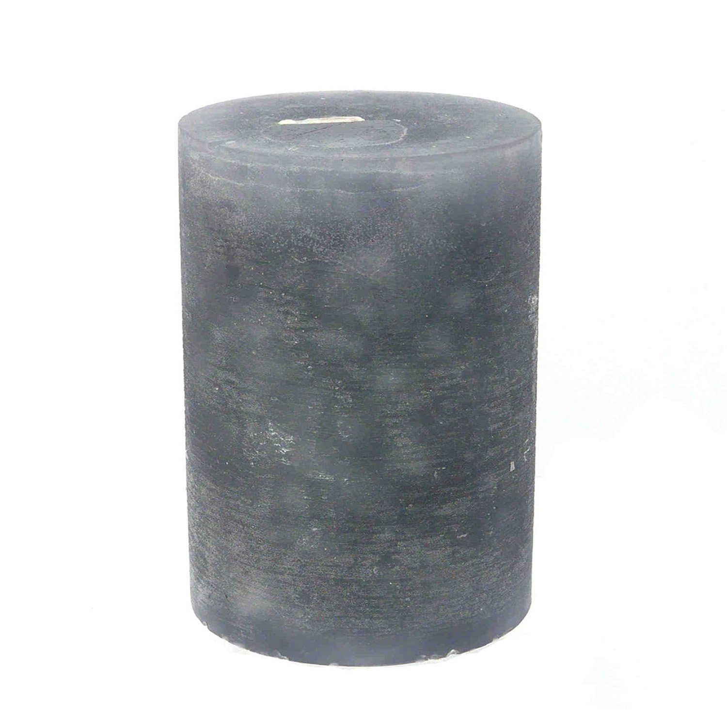 B&S Stumpenkerze Stumpenkerze frostgrau 8 x Ø 6 cm günstig online kaufen