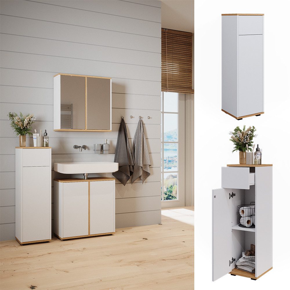Vicco Midischrank Didi, Weiß/Artisan, 30 x günstig online kaufen