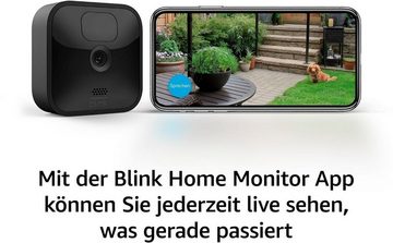 Amazon Blink Outdoor-Kamera (Netzwerk-Überwachungskamera, WLAN (Wi-Fi), inkl. 4 Kameras, kabellose, witterungsbeständige HD-Überwachungskamera)