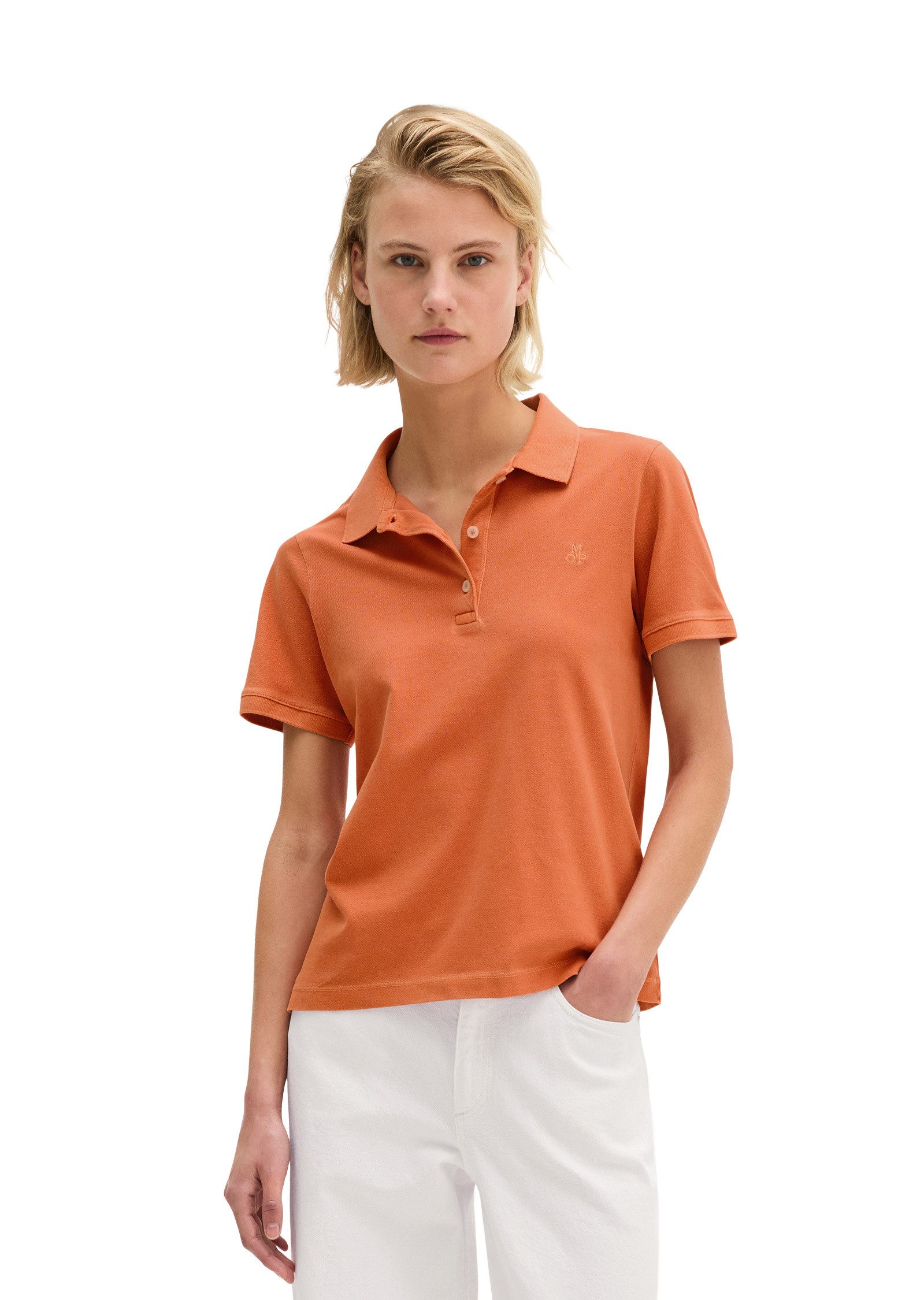 Marc O'Polo Poloshirt aus Piqué-Jersey