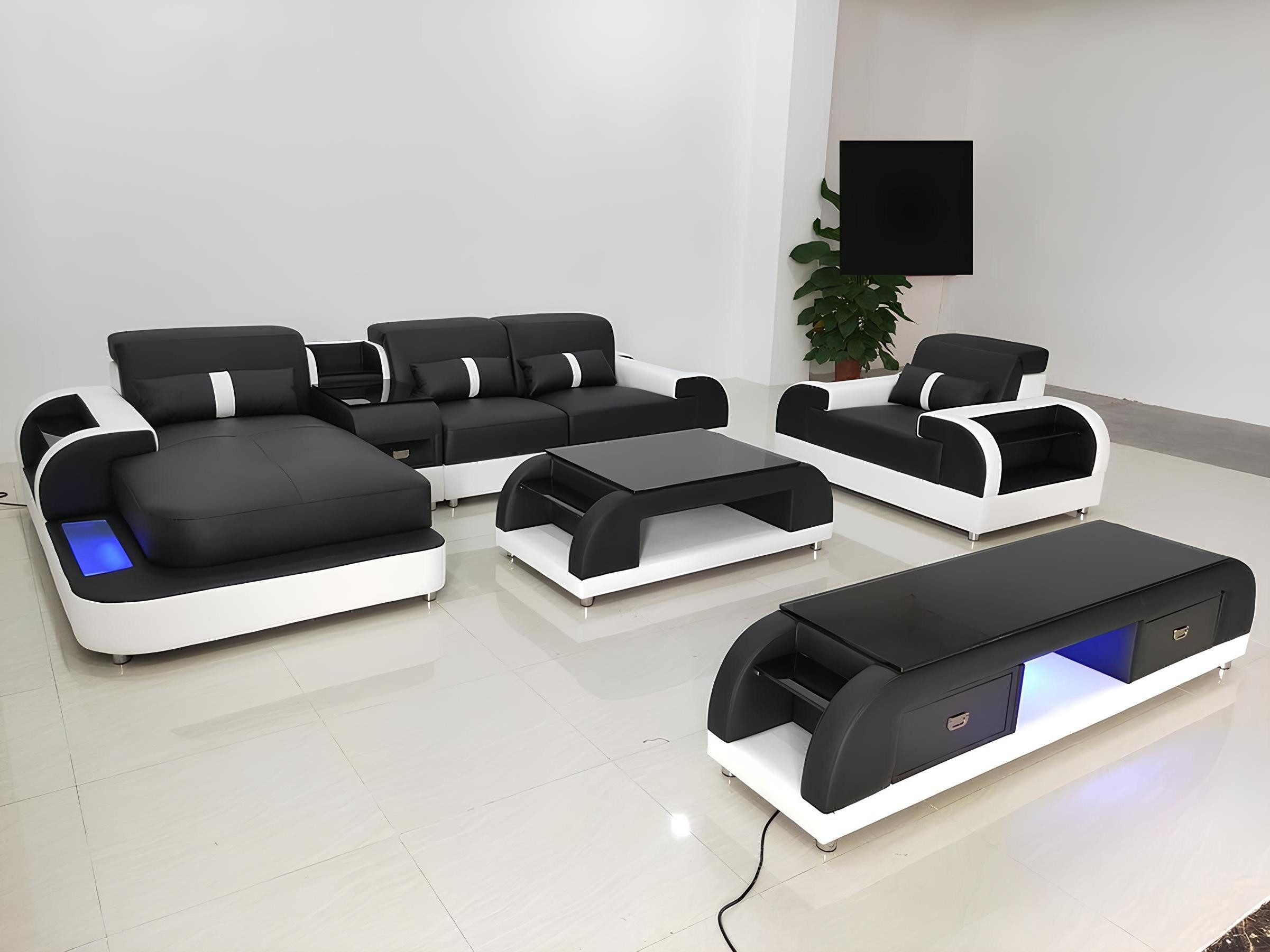 Xlmoebel Ecksofa Designer Wohnlandschaft in L-Form mit hochwertiger Polsterung, Ecksofa, Hergestellt in Europa