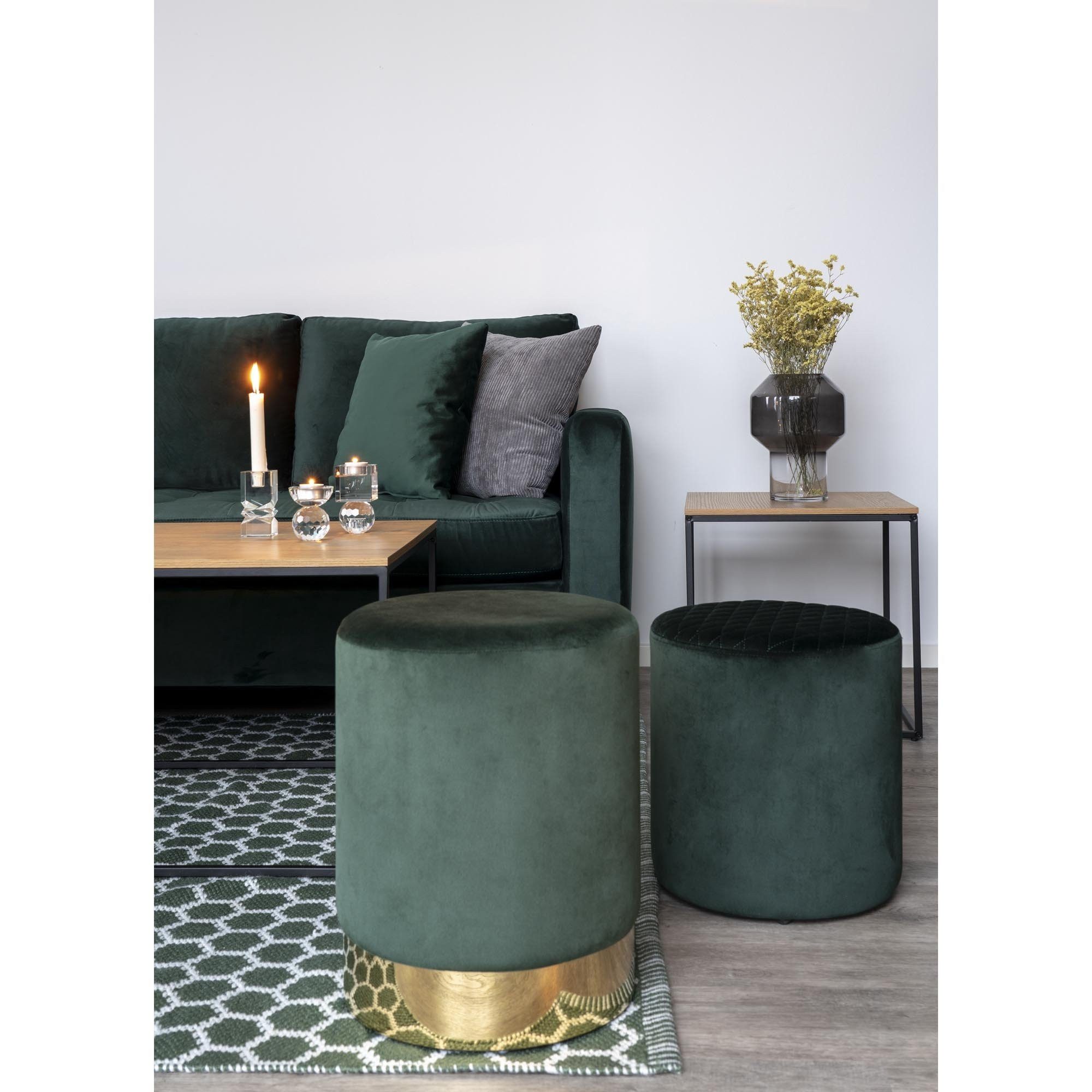House Nordic Beistelltisch in Natur, Melamin - 45x45x45cm (BxHxT)
