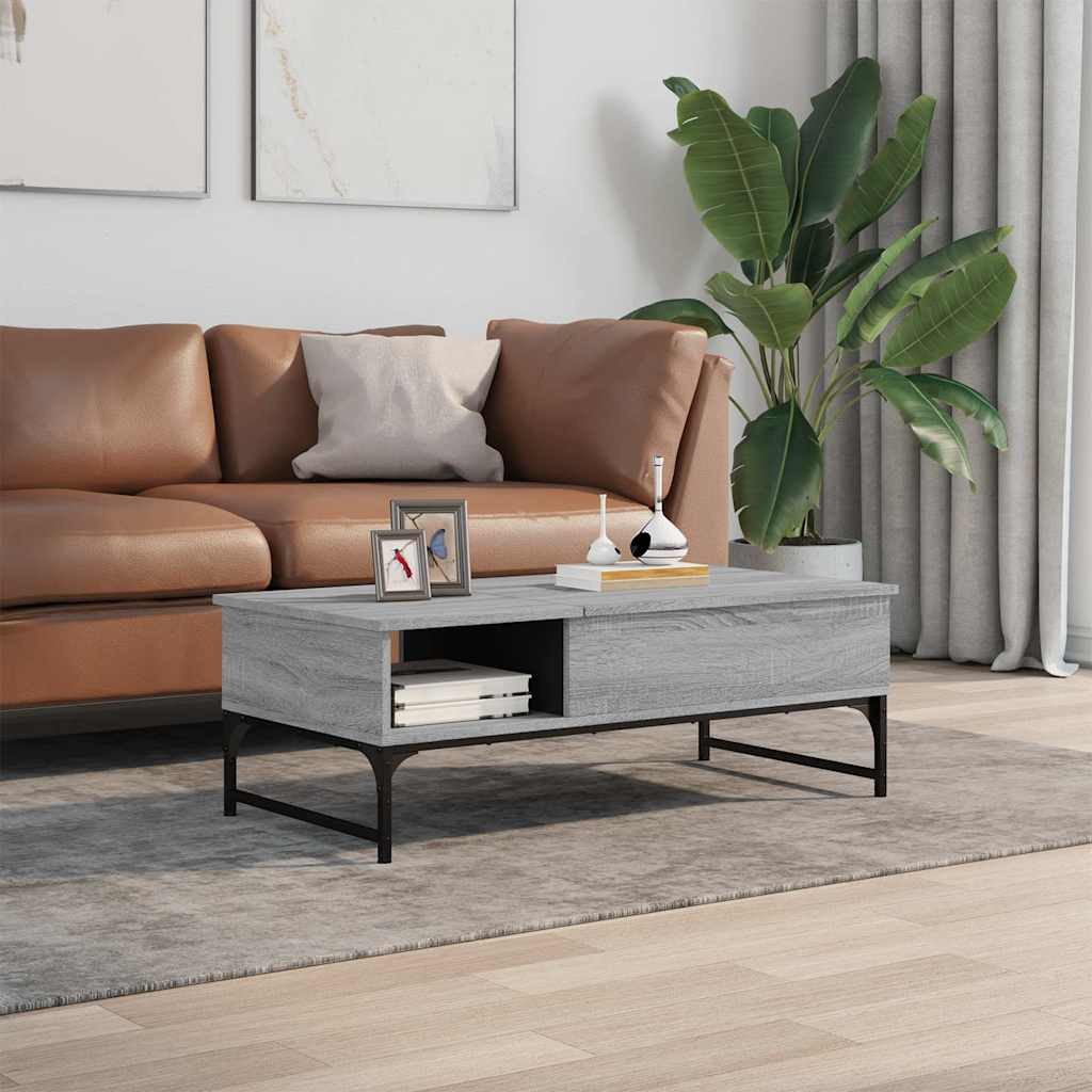 vidaXL Couchtisch Couchtisch Grau Sonoma 100x50x35 günstig online kaufen