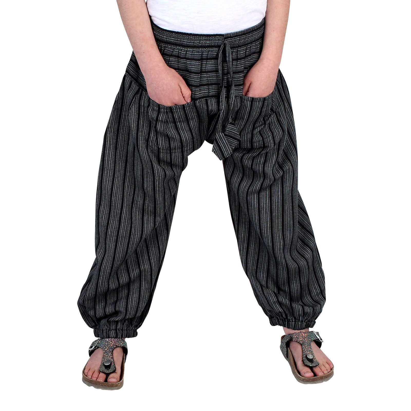 BUDDHA arts&more Haremshose Gestreifte Aladin Haremshose