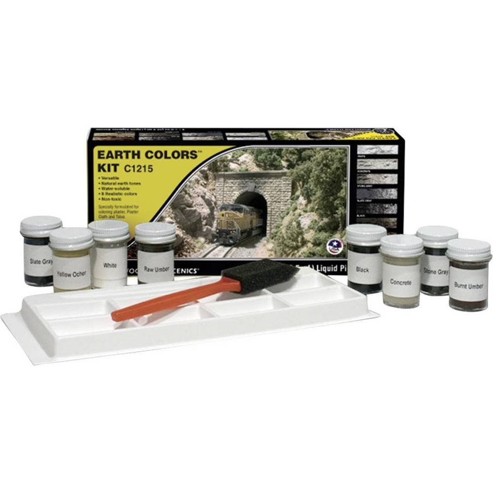 Modelleisenbahn-Werkzeug Einfärbungs-Set (Earth Colour Kit