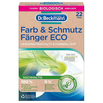 Dr. Beckmann Farb & Schmutzfänger Eco, bis zu 30 Wäschen, 22 Tücher Farb- und Schmutzfangtücher (1-St)