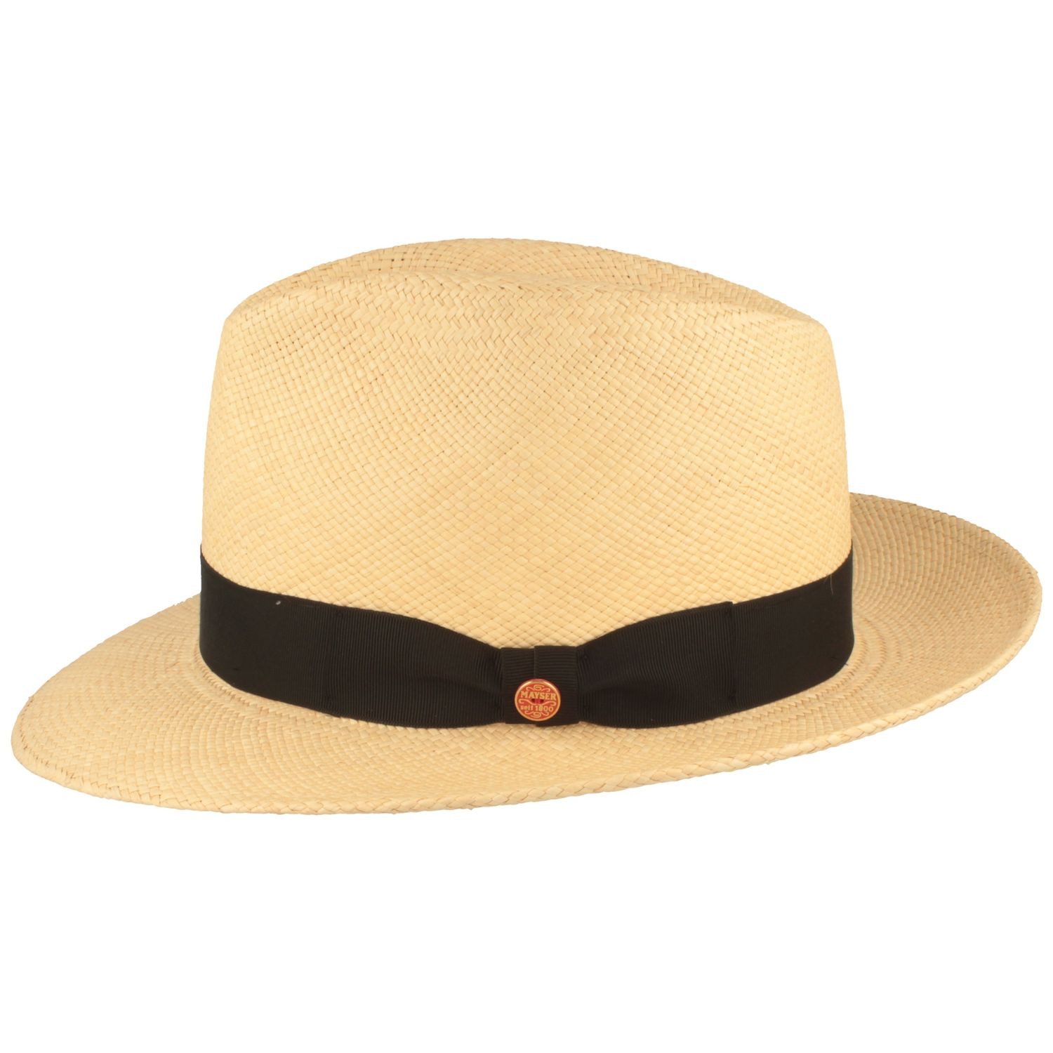 Mayser Strohhut Panama Hut Albenga mittelbreiter Bogart mit UV-Schutz