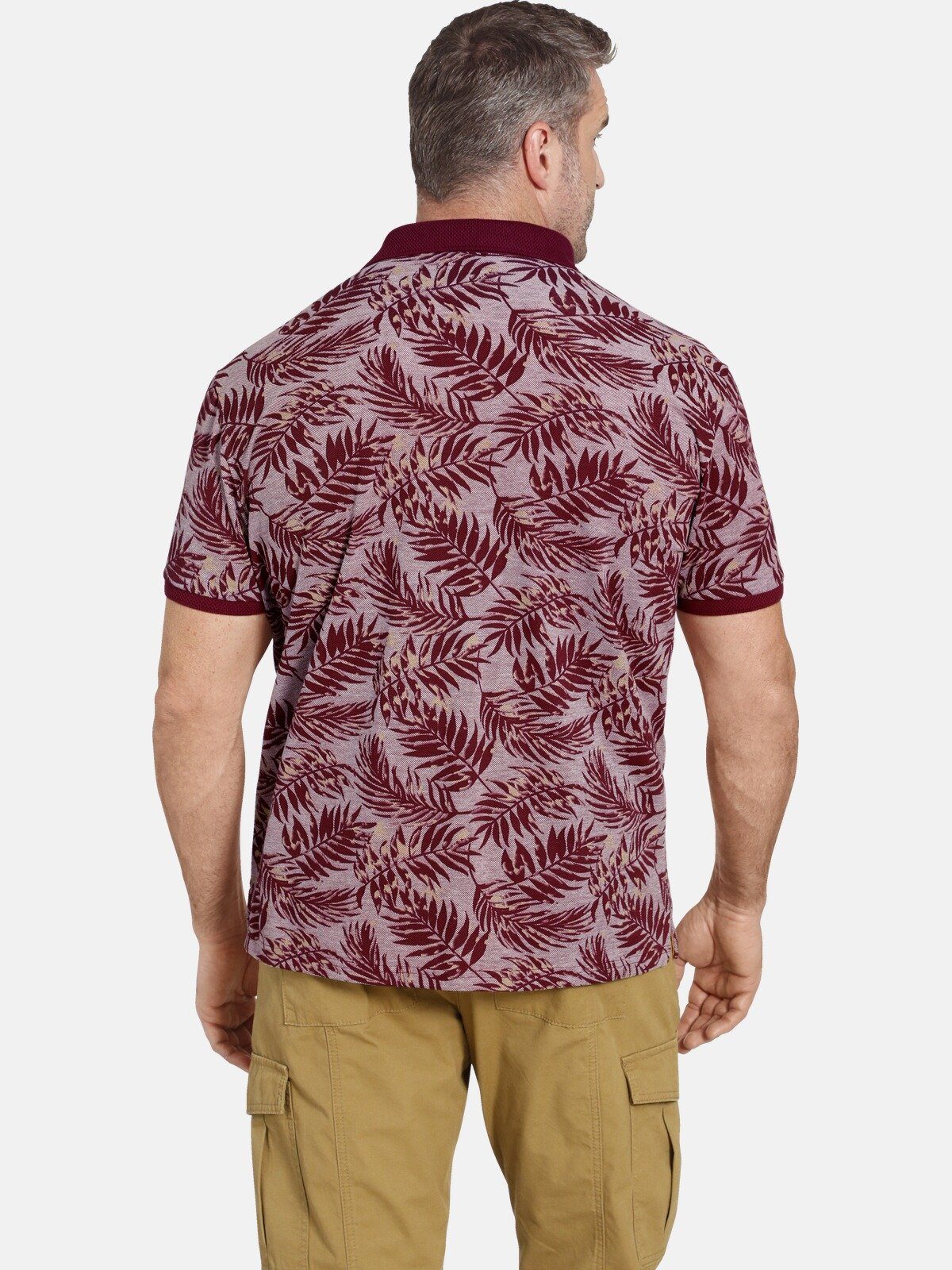 Charles Colby Poloshirt EARL ANGUS Blätterdruck günstig online kaufen