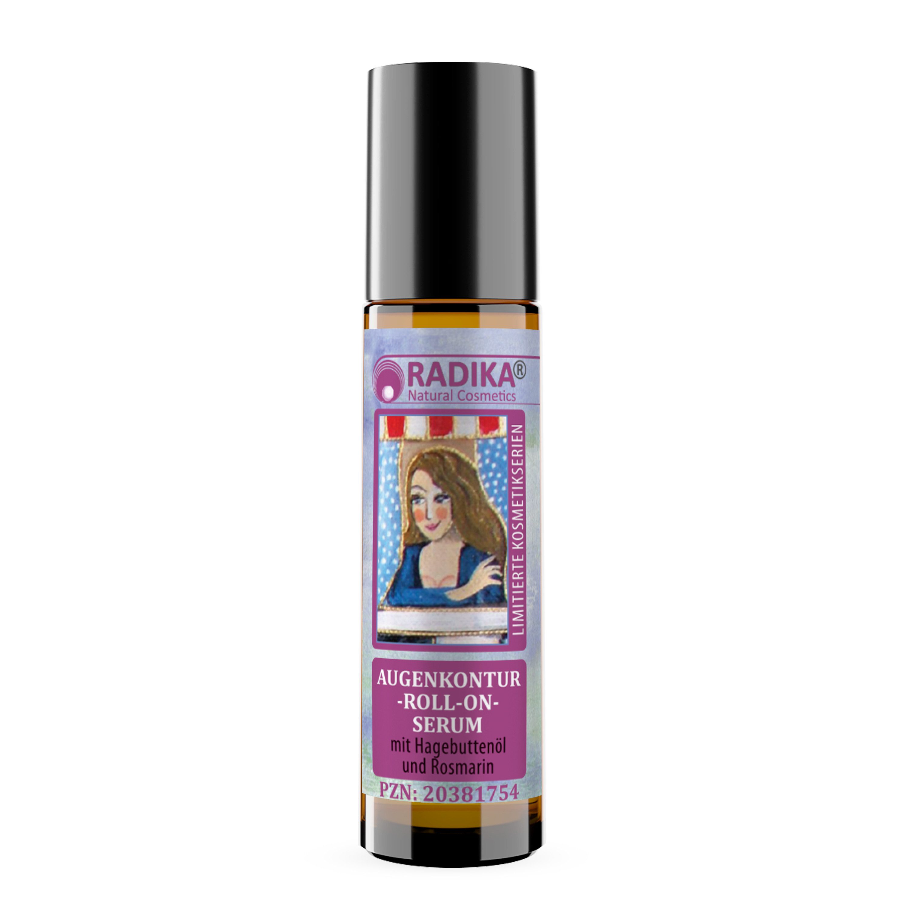 BIOHERBA R Pflege-Set Bioherba Augenserum Roll-on mit Hagebuttenöl und Rosmarin 10 ml