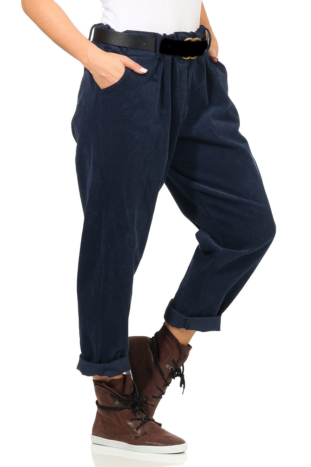 Mississhop Haremshose Damenhose mit Gürtel – günstig online kaufen