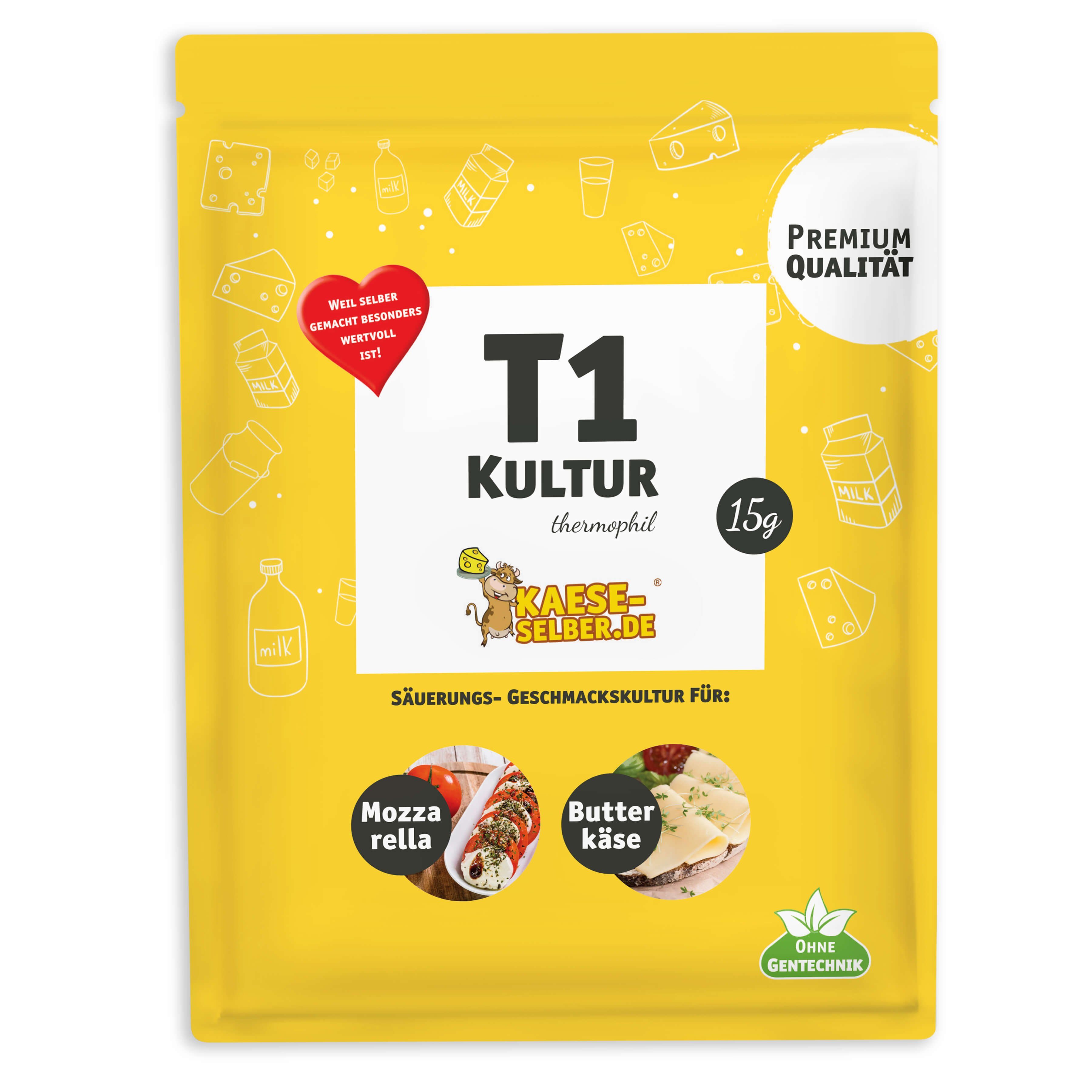 KAESE-SELBER.DE Lebensmittelkulturen T1 Mozzarella