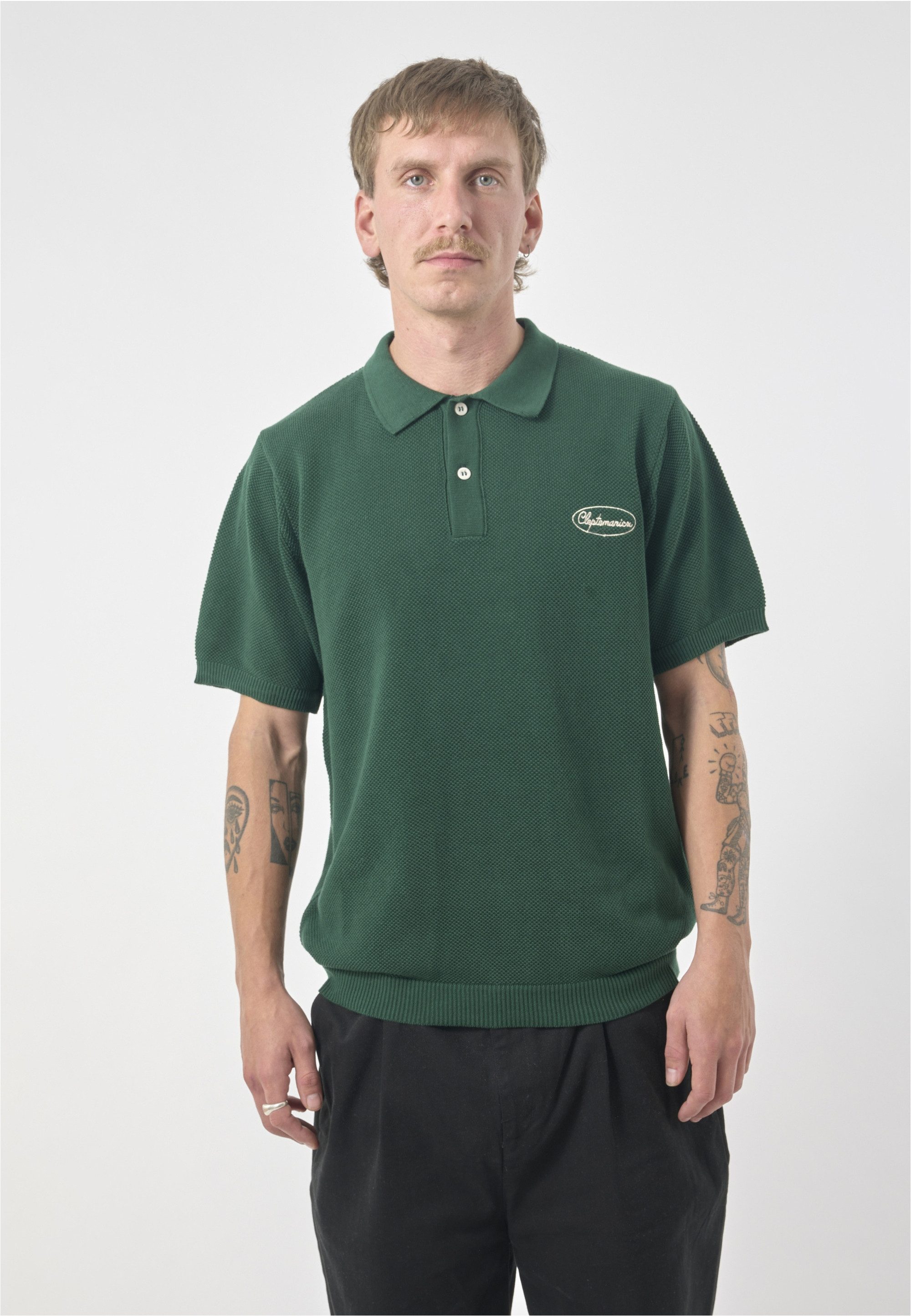 Cleptomanicx Poloshirt Shirt Dazed mit lockerem günstig online kaufen