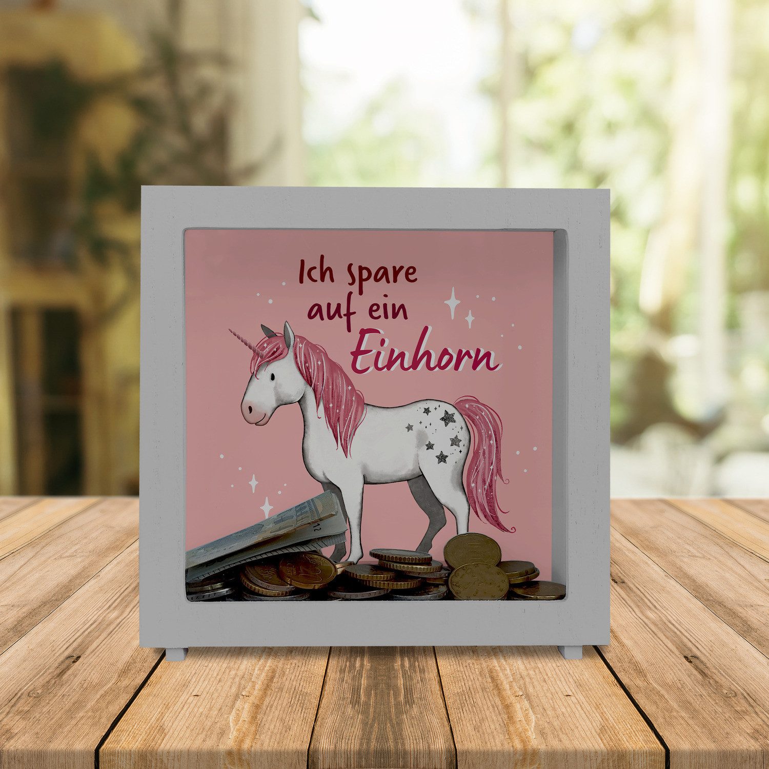 speecheese Spardose Einhorn Rahmen Spardose aus günstig online kaufen