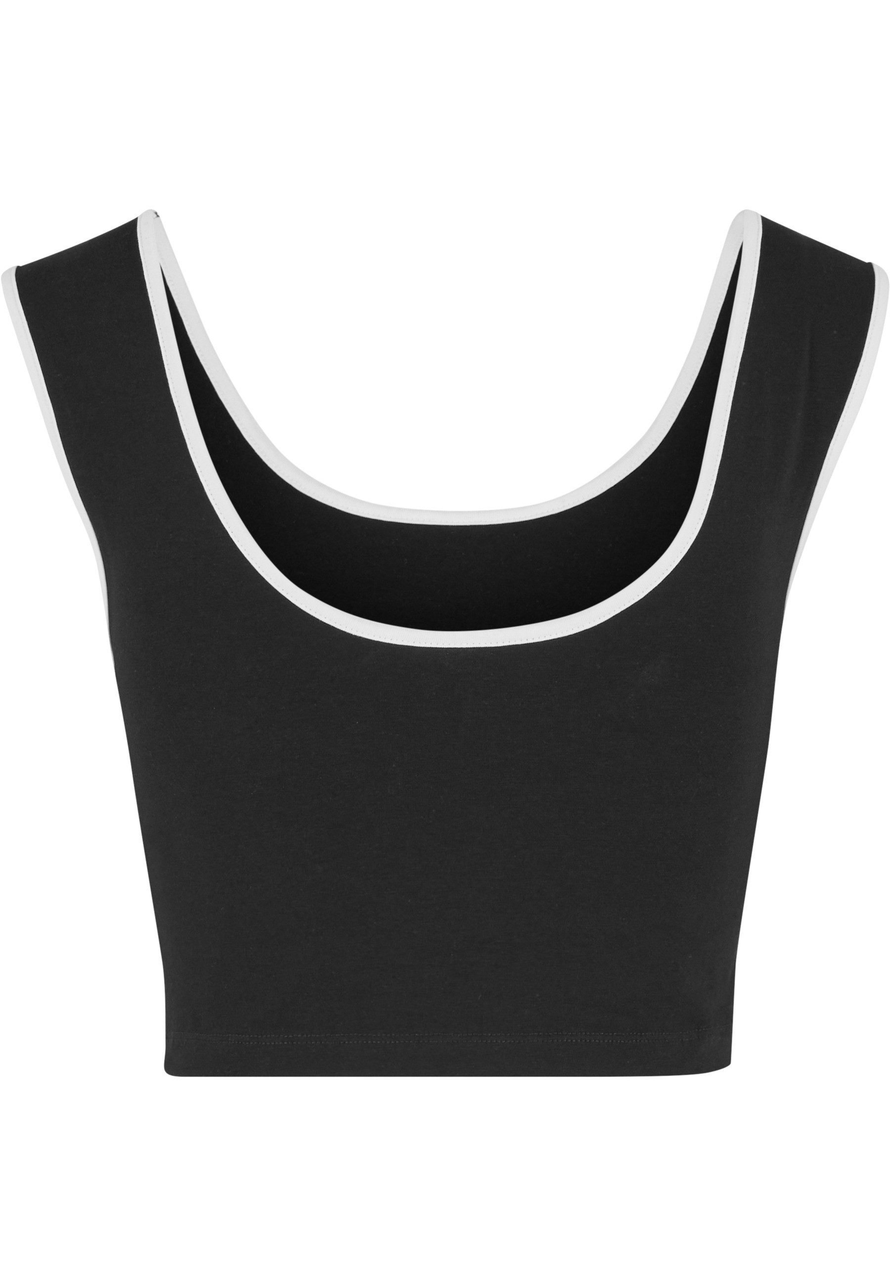URBAN CLASSICS T-Shirt Urban Classics Ladies Contrast Cropped Top (1-tlg)