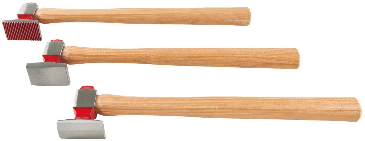 Gabel- und Ringschlüssel Karosserie-Ausbeulhammer-Satz, 3-tlg (140.2200)