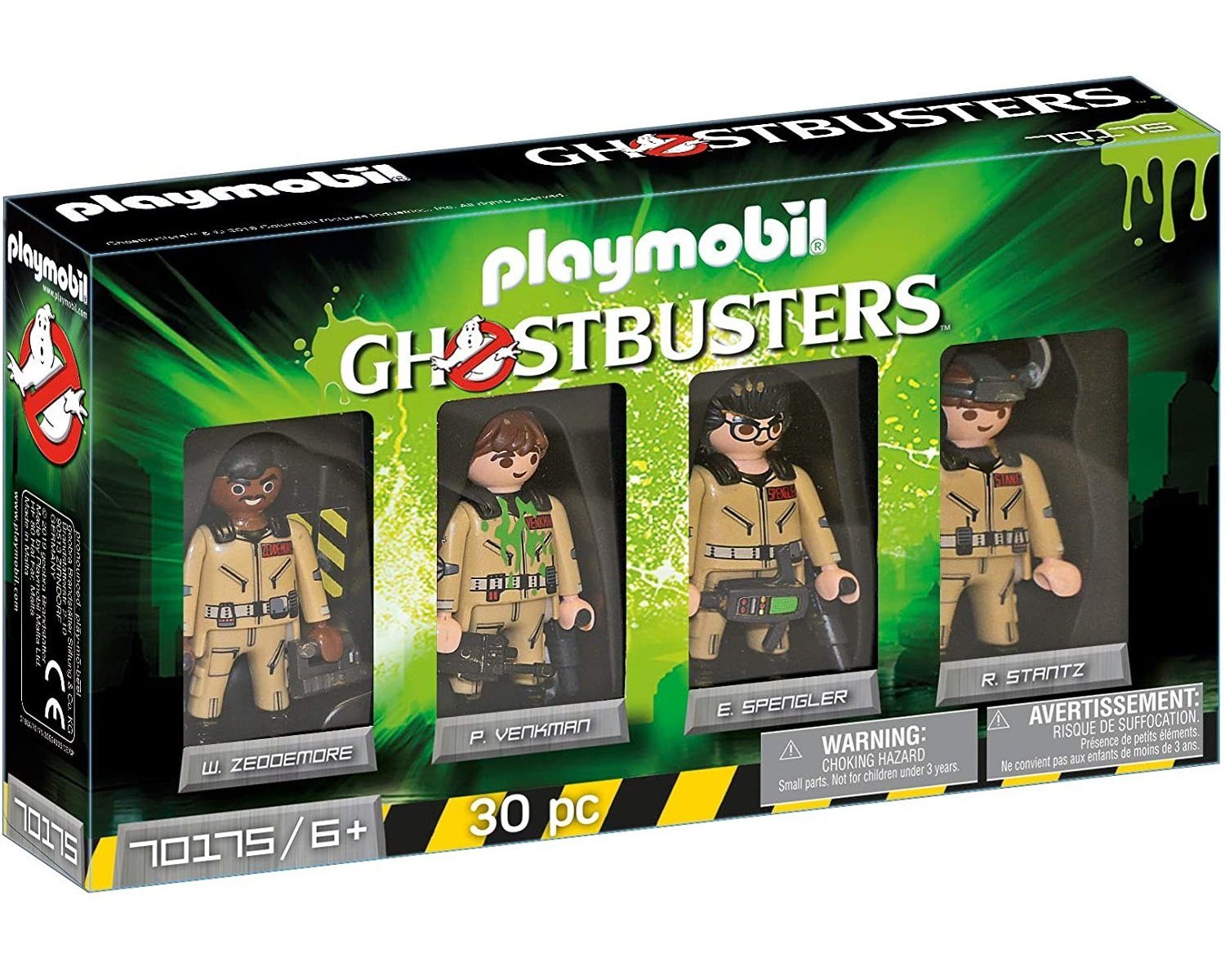Playmobil® Spielwelt 70175 Ghostbusters Figuren-Set Geister-Jäger, Figur Peter Venkman Egon Spengler Raymond Ray Stantz Winston Zeddemore