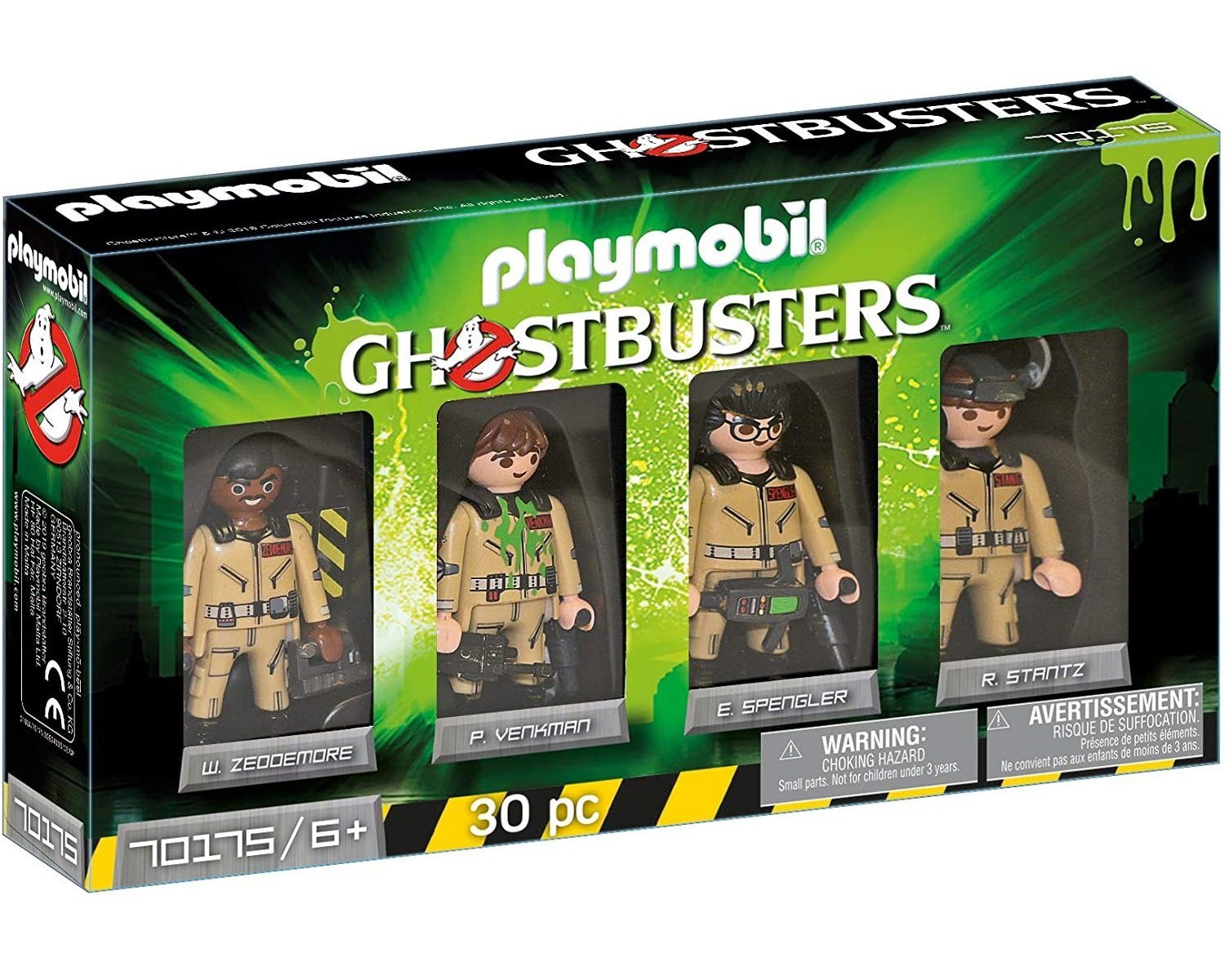 Playmobil® Spielwelt 70175 Ghostbusters Figuren-Set Geister-Jäger,  Spielzeug-Figuren Peter Venkman Egon Spengler Raymond Ray Stantz Winston  Zeddemore