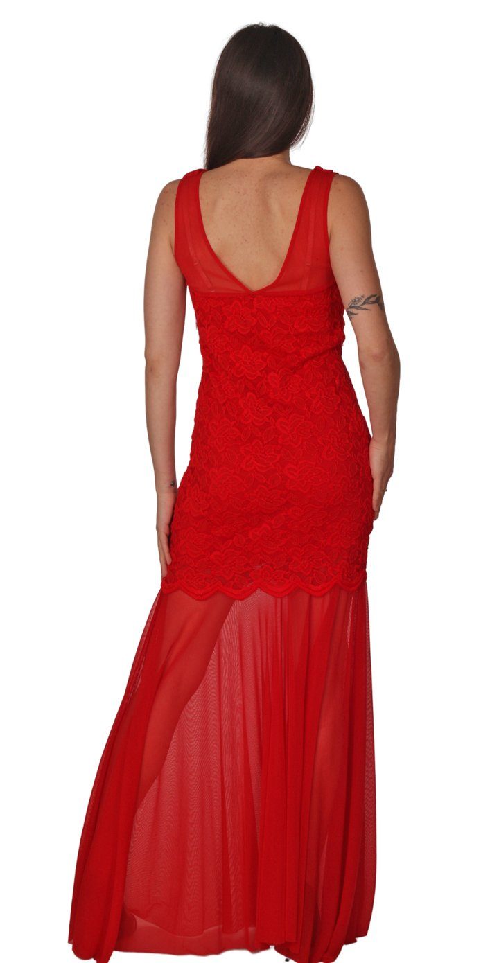 Rot Abendkleid für Charis Maxikleid feierliche Momente Moda