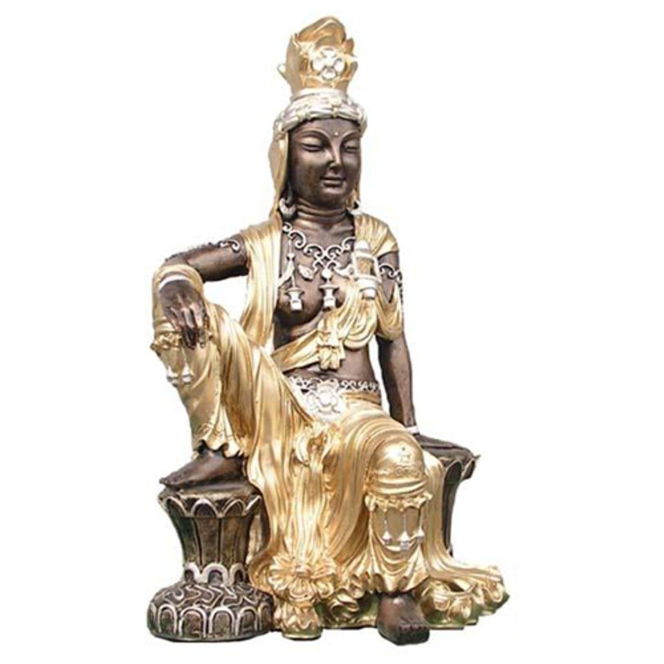 JVmoebel Dekofigur Statue Buddhismus Kwan-Yin Guan Skulptur Statuen Bodhisattva Yin