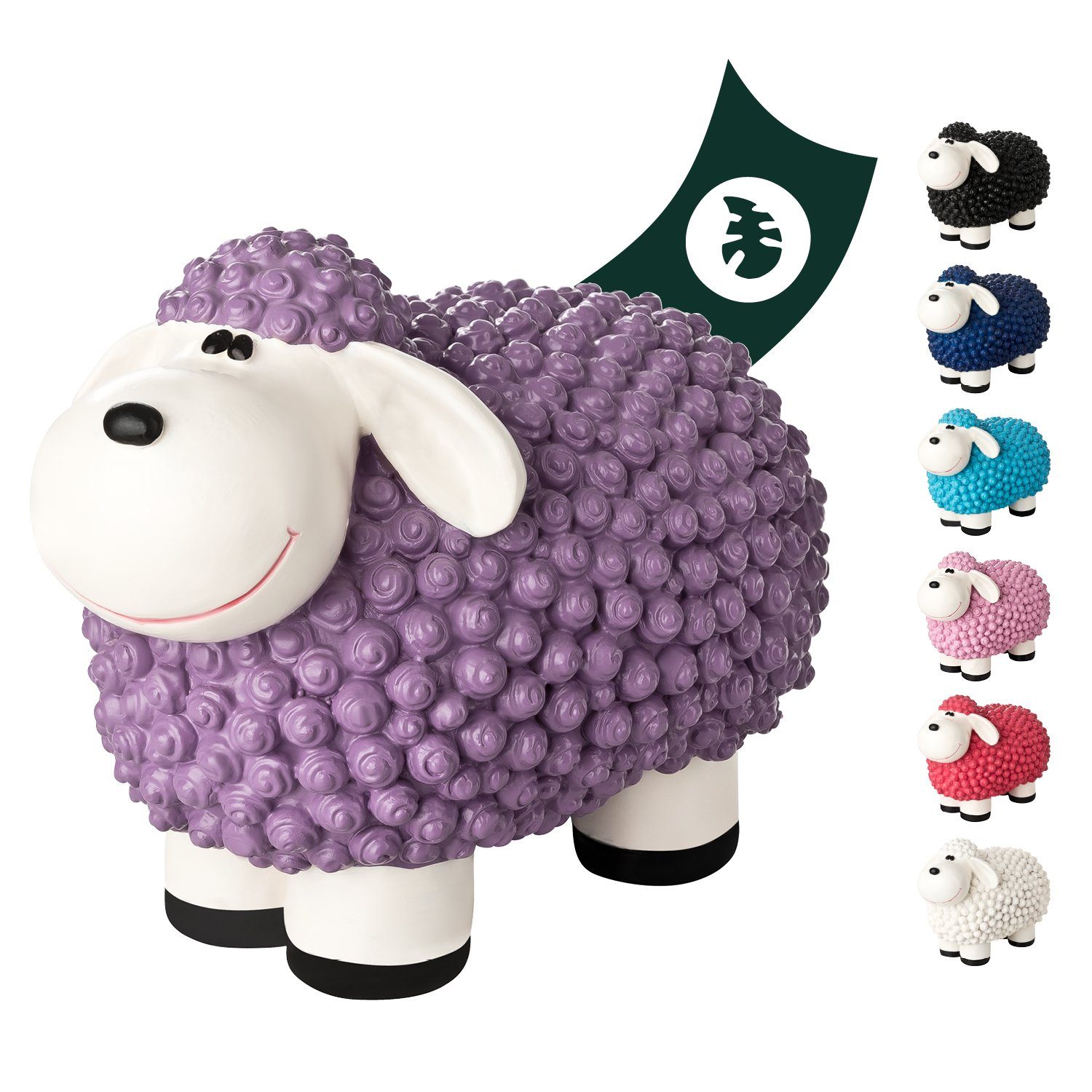 VERDOBA Gartenfigur Bunte Mini Schafe Gartenfiguren, günstig online kaufen