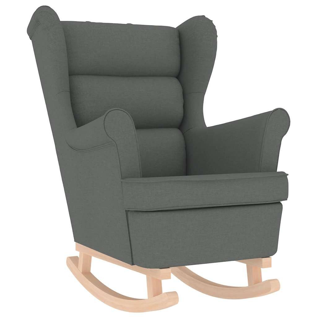 vidaXL Sessel Schaukelsessel Dunkelgrau 74x90x102 cm günstig online kaufen