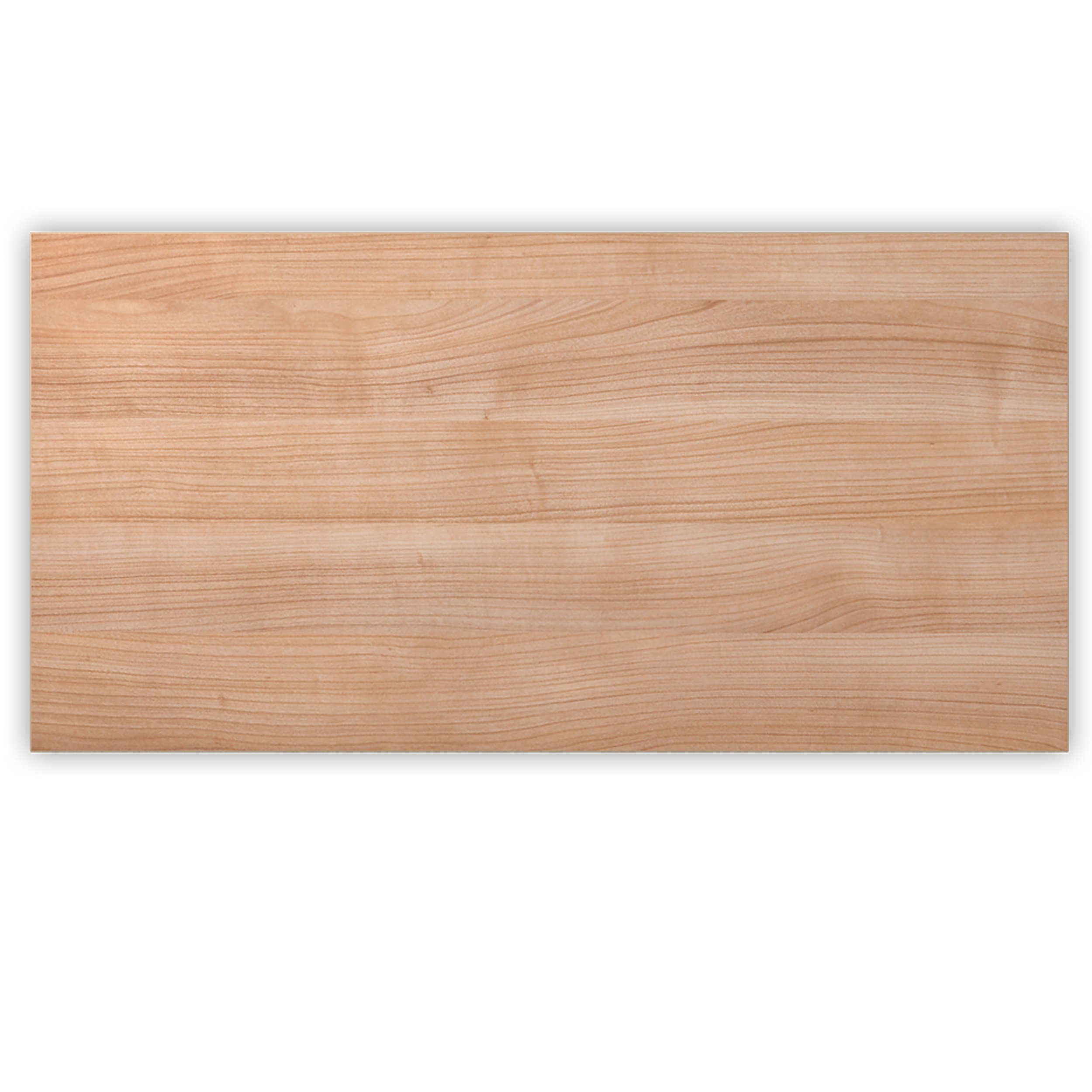 bümö Tischplatte DIY Schreibtischplatte, Rechteck: 160 x 80 cm- Dekor: Nussbaum