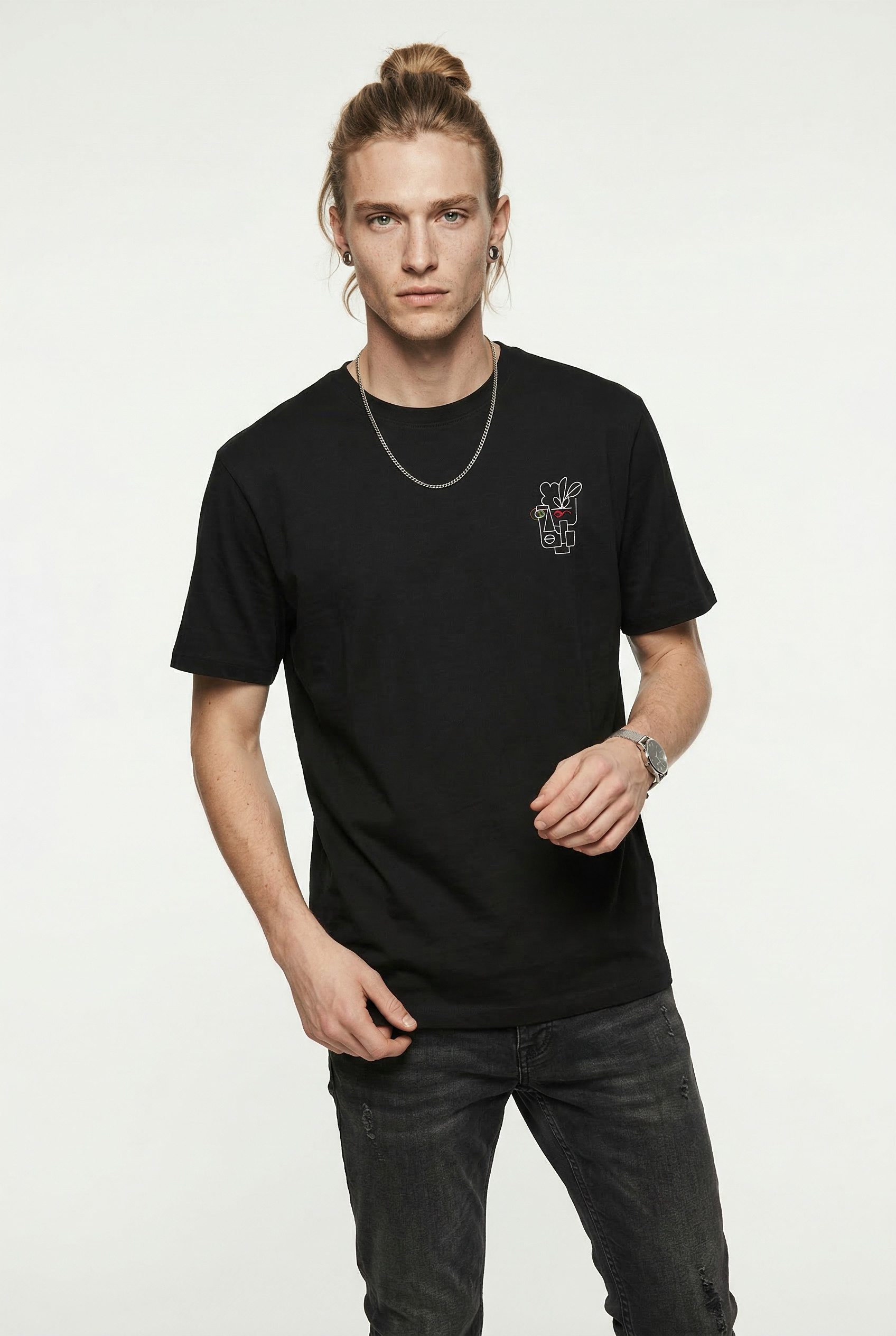 ONLY & SONS T-Shirt ONSFRED LIFE RLX SS PRINT TEE NOOS Baumwolle, relaxed f günstig online kaufen