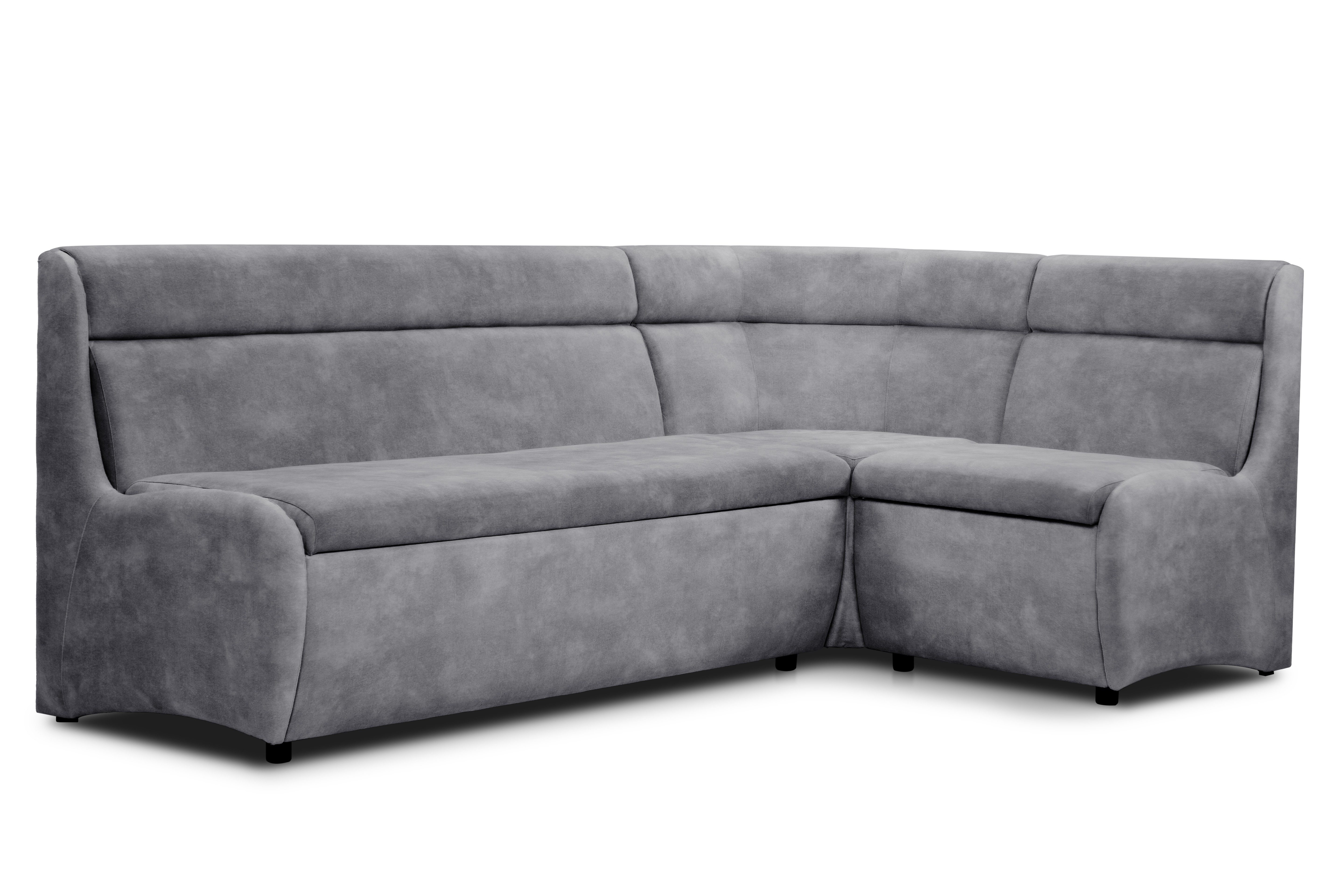 Rodnik Eckbank 215 x 132 cm mit Stauraum Vesta, Schenkel wechselbar, Premium-Polsterstoff