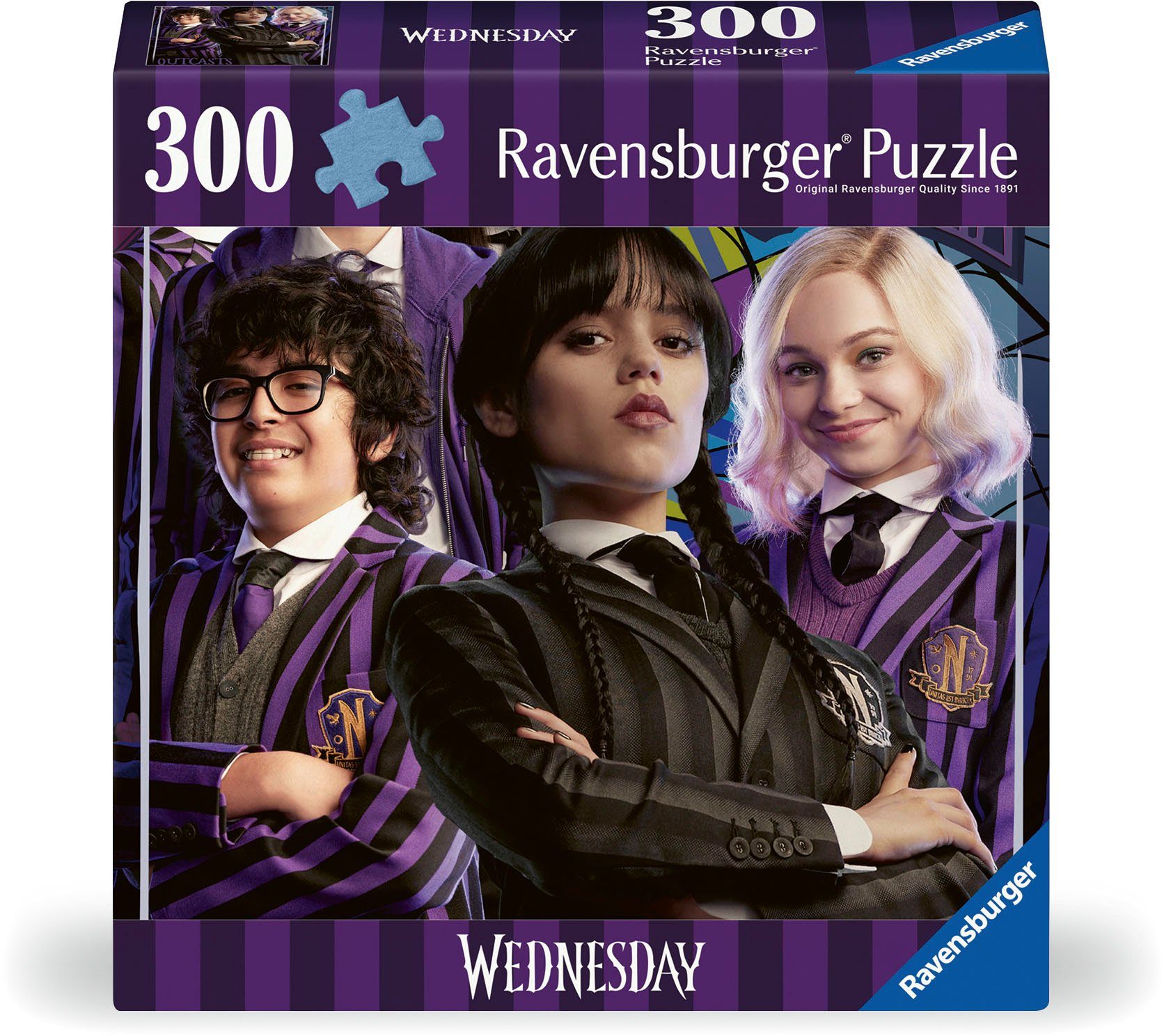 Ravensburger Puzzle Wednesday, Outcasts are in, 300 Puzzleteile, Made in Eu günstig online kaufen