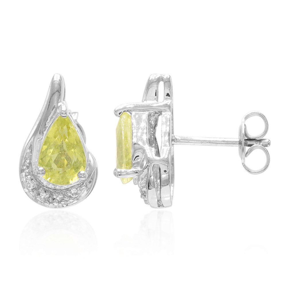 Cavill Ohrring-Set Cavill Sterlingsilber Ohrstecker mit 1,83 ct Kupfer-Turmalin Tropfen (2-tlg)
